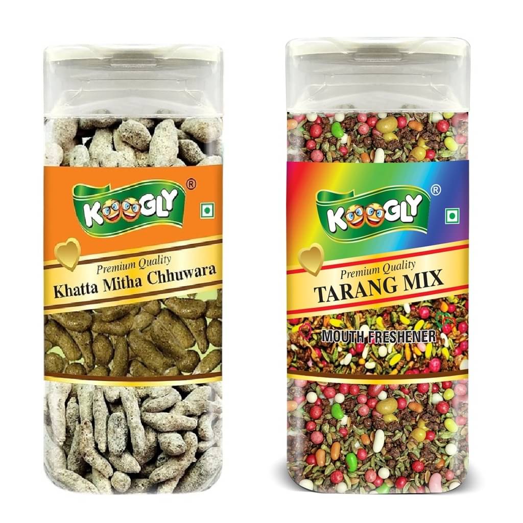     			KOOGLY Khatta Mitha Chuhara+ Tarang Mix Hard Candies 440 gm