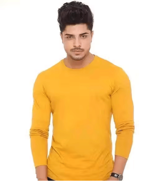 Kashi Enterprises Men Polyester Regular Fit Solid T-Shirt ( Yellow ) Kashi Enterprises Men Polyester Regular Fit Solid T-Shirt ( Yellow )