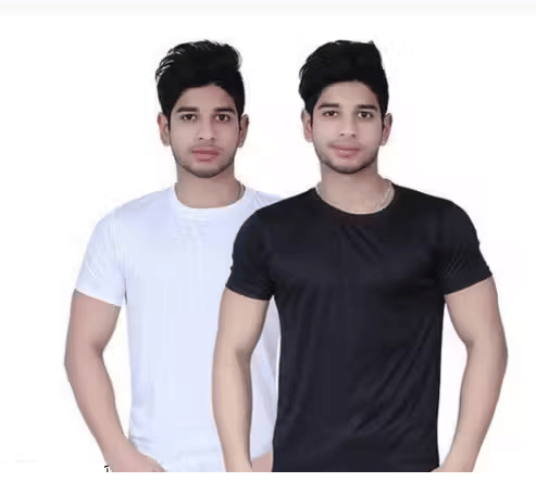 Kashi Enterprises Men Polyester Regular Fit Solid T-Shirt ( Multicolor ) Kashi Enterprises Men Polyester Regular Fit Solid T-Shirt ( Multicolor )