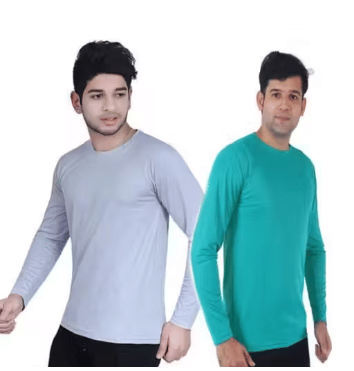 Kashi Enterprises Men Polyester Regular Fit Solid T-Shirt ( Multicolor ) Kashi Enterprises Men Polyester Regular Fit Solid T-Shirt ( Multicolor )