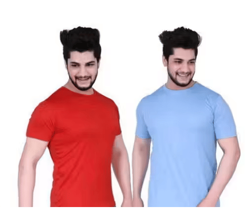     			Kashi Enterprises Men Polyester Regular Fit Solid T-Shirt ( Multicolor1 )