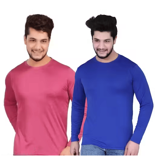 Kashi Enterprises Men Polyester Regular Fit Solid T-Shirt ( Multicolor1 ) Kashi Enterprises Men Polyester Regular Fit Solid T-Shirt ( Multicolor1 )