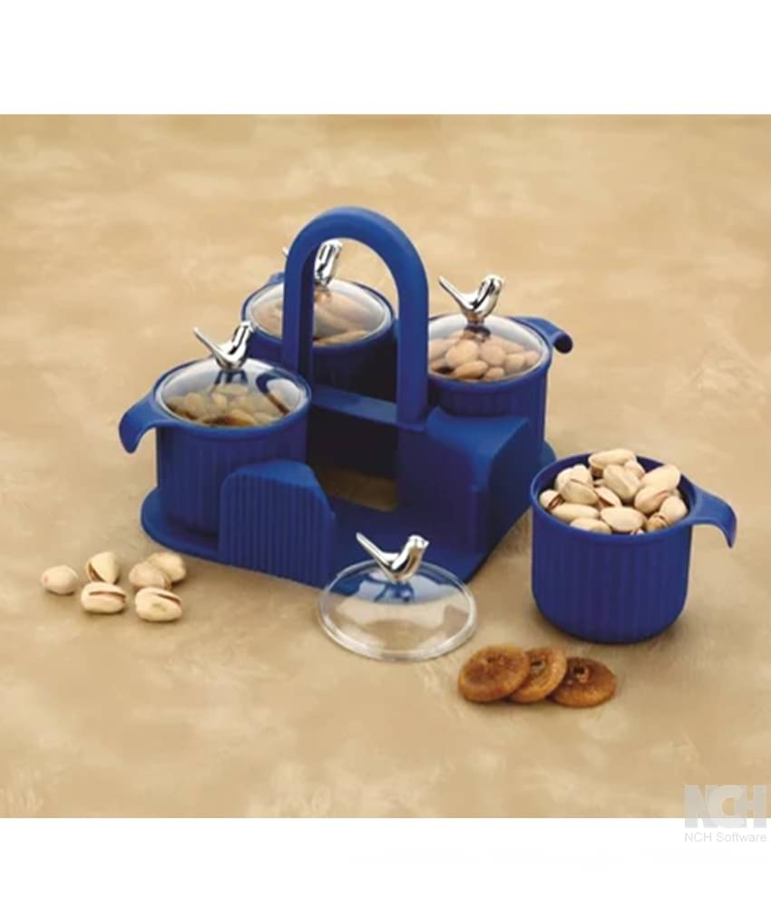     			Lakkad Plastic Blue Multi-Purpose Container ( Set of 1 )