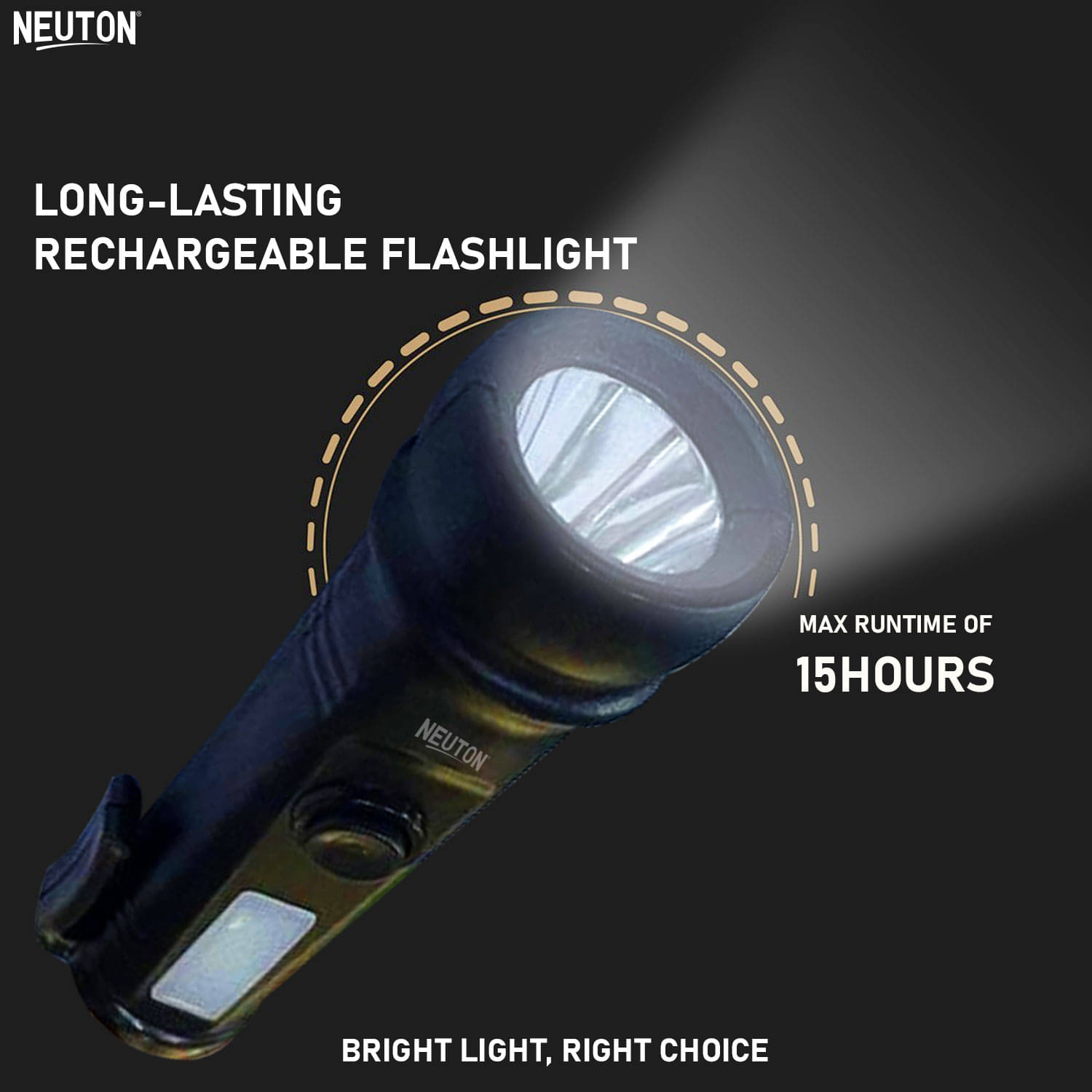NEUTON PRO - 25W Rechargeable Flashlight Torch ( Pack of 1 ) NEUTON PRO - 25W Rechargeable Flashlight Torch ( Pack of 1 )