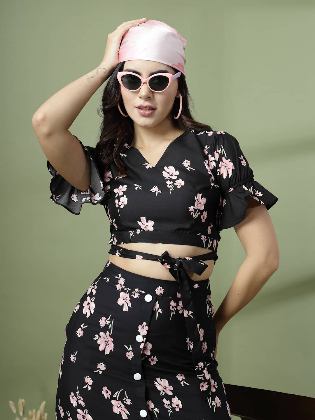 Oomph! Women's Crepe Regular Top ( Black ) Oomph! Women's Crepe Regular Top ( Black )
