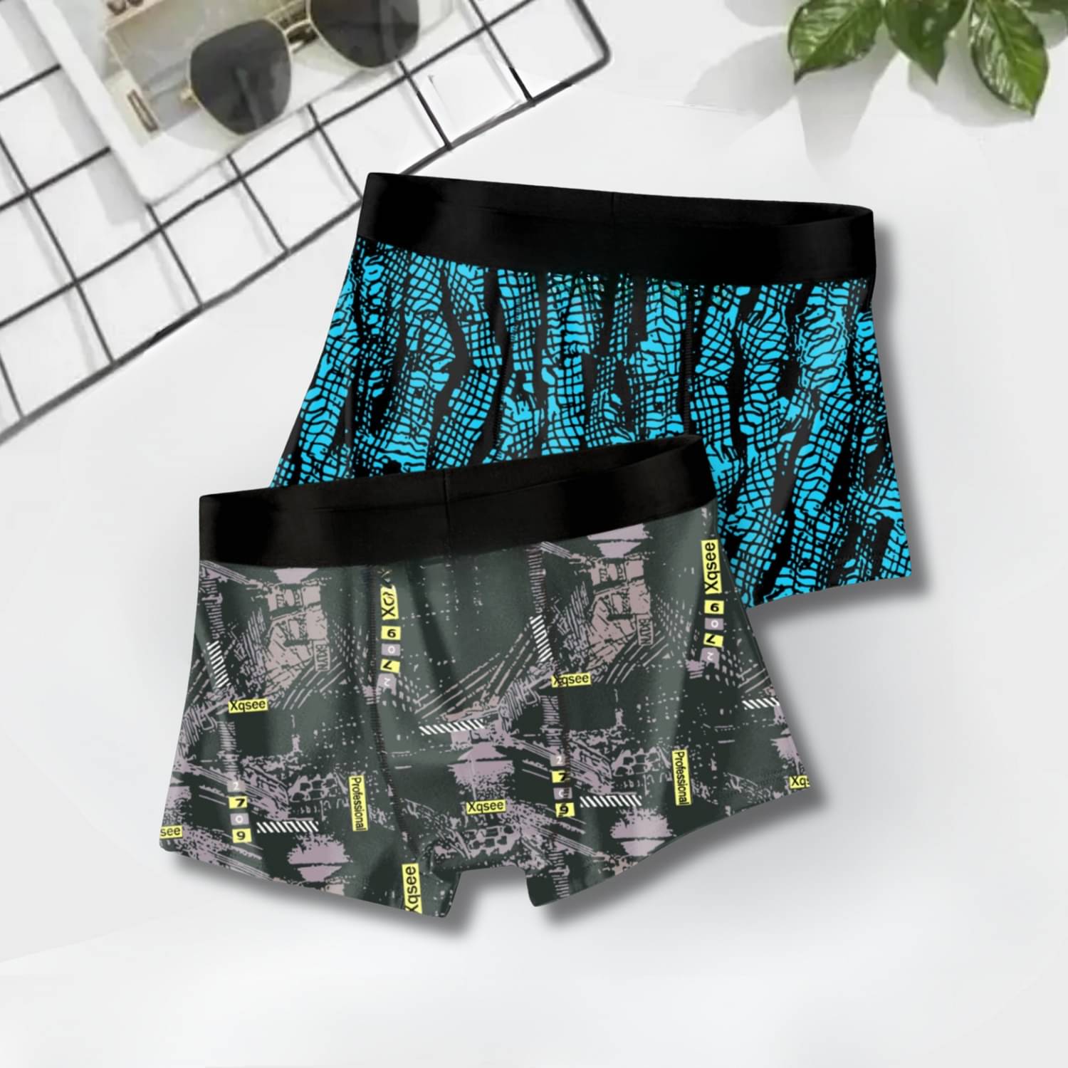     			PANICIA Pack of 2 Nylon Trunks For Men's ( Multicolor )