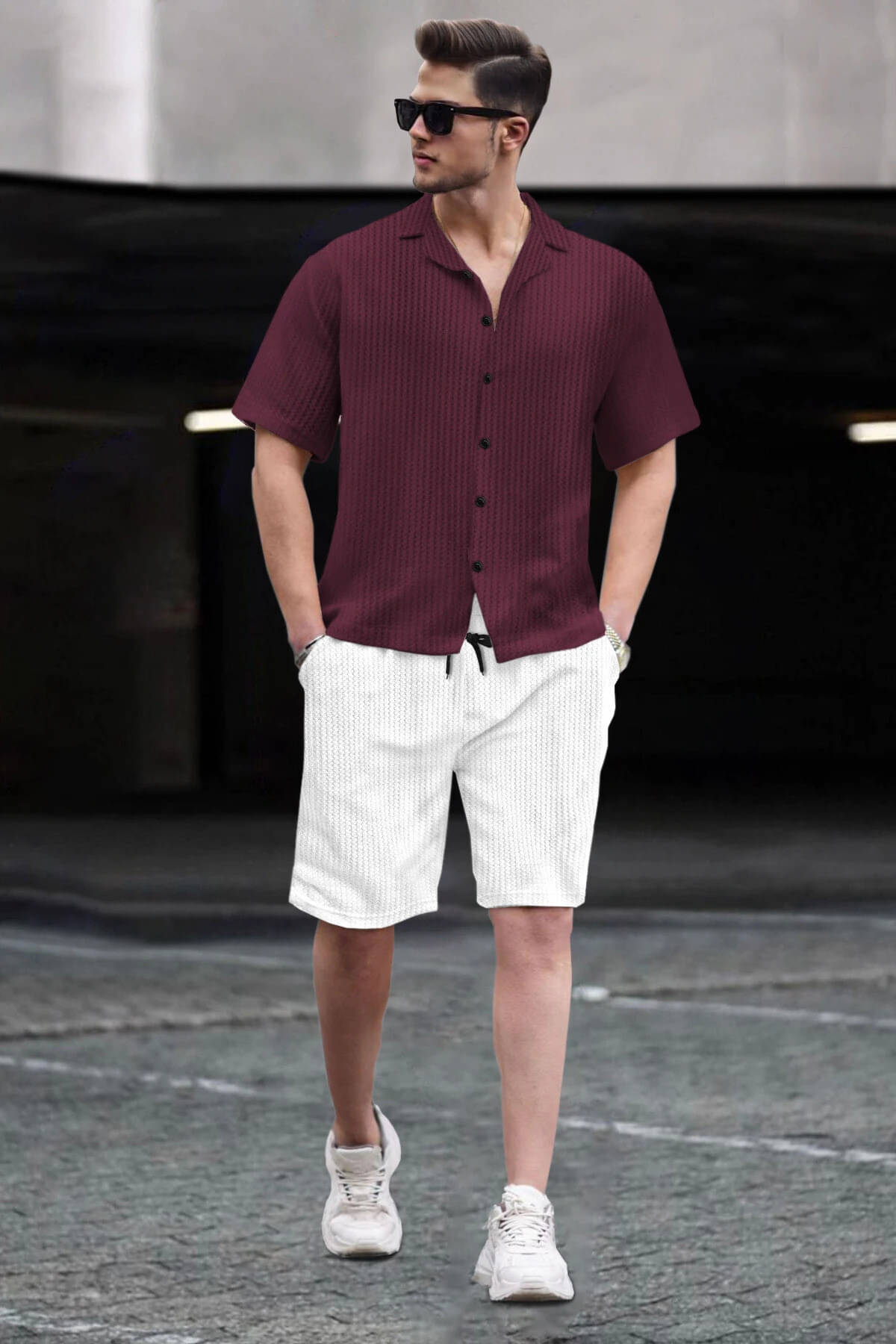     			Tripr Men's T-shirt With Shorts Co-Ords Set ( Pack of 1 , Multicolor 3 )