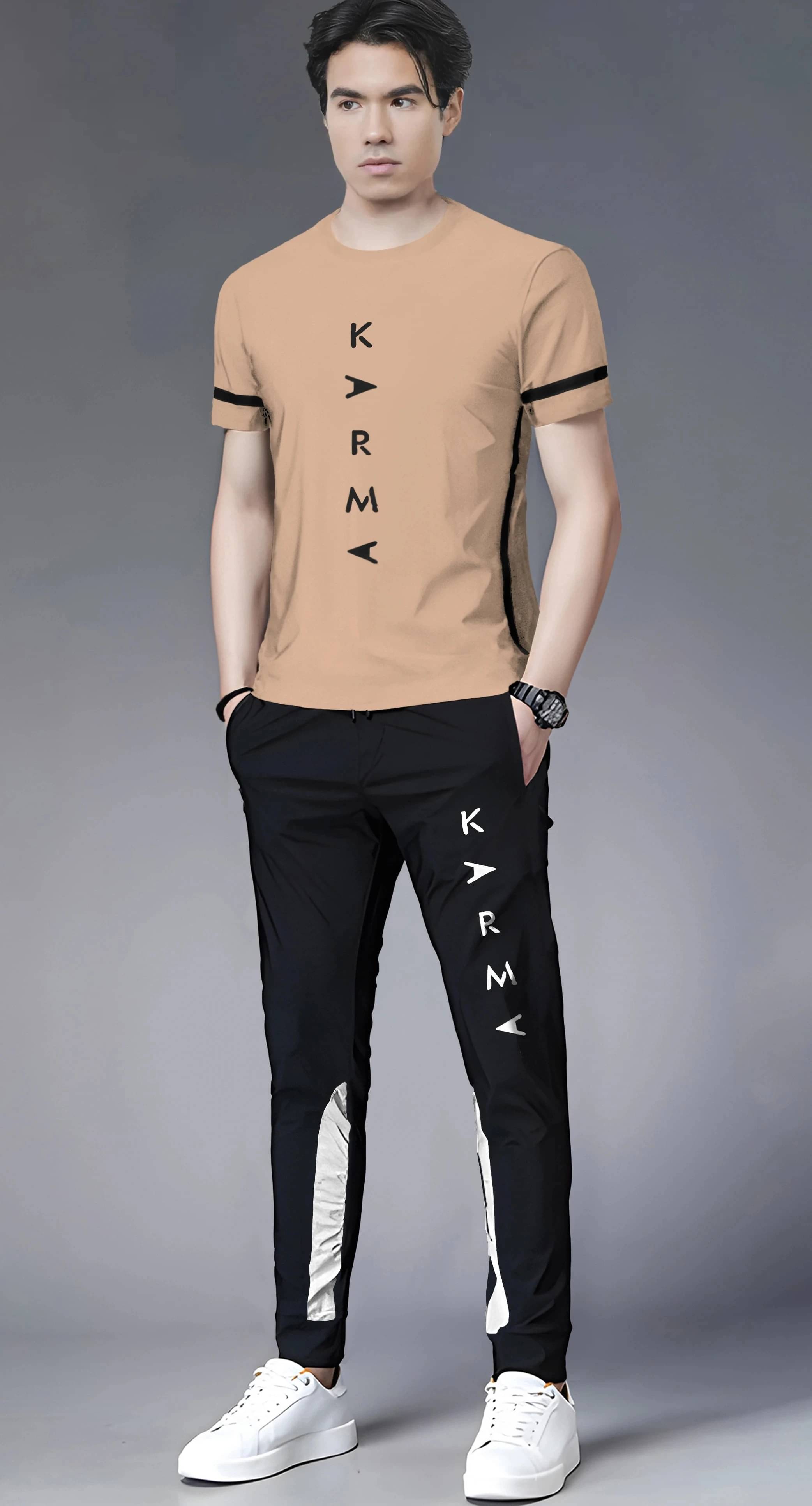     			Tripr Men's T-shirt With Joggers Co-Ords Set ( Pack of 1 , Multicolor )