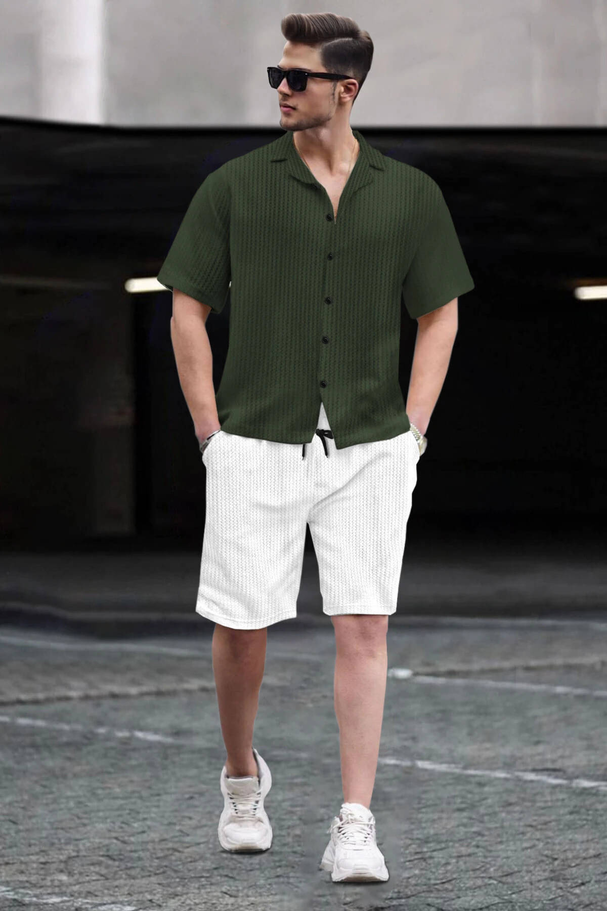     			Tripr Men's T-shirt With Shorts Co-Ords Set ( Pack of 1 , Multicolor 5 )
