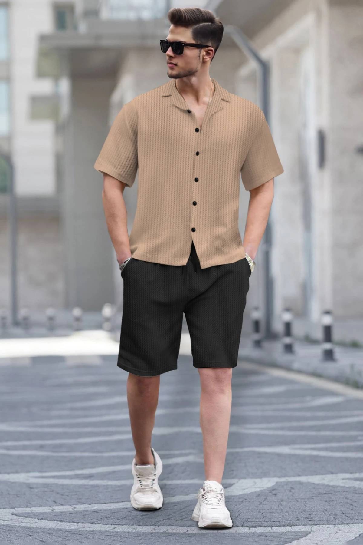     			Tripr Men's T-shirt With Shorts Co-Ords Set ( Pack of 1 , Multicolor )