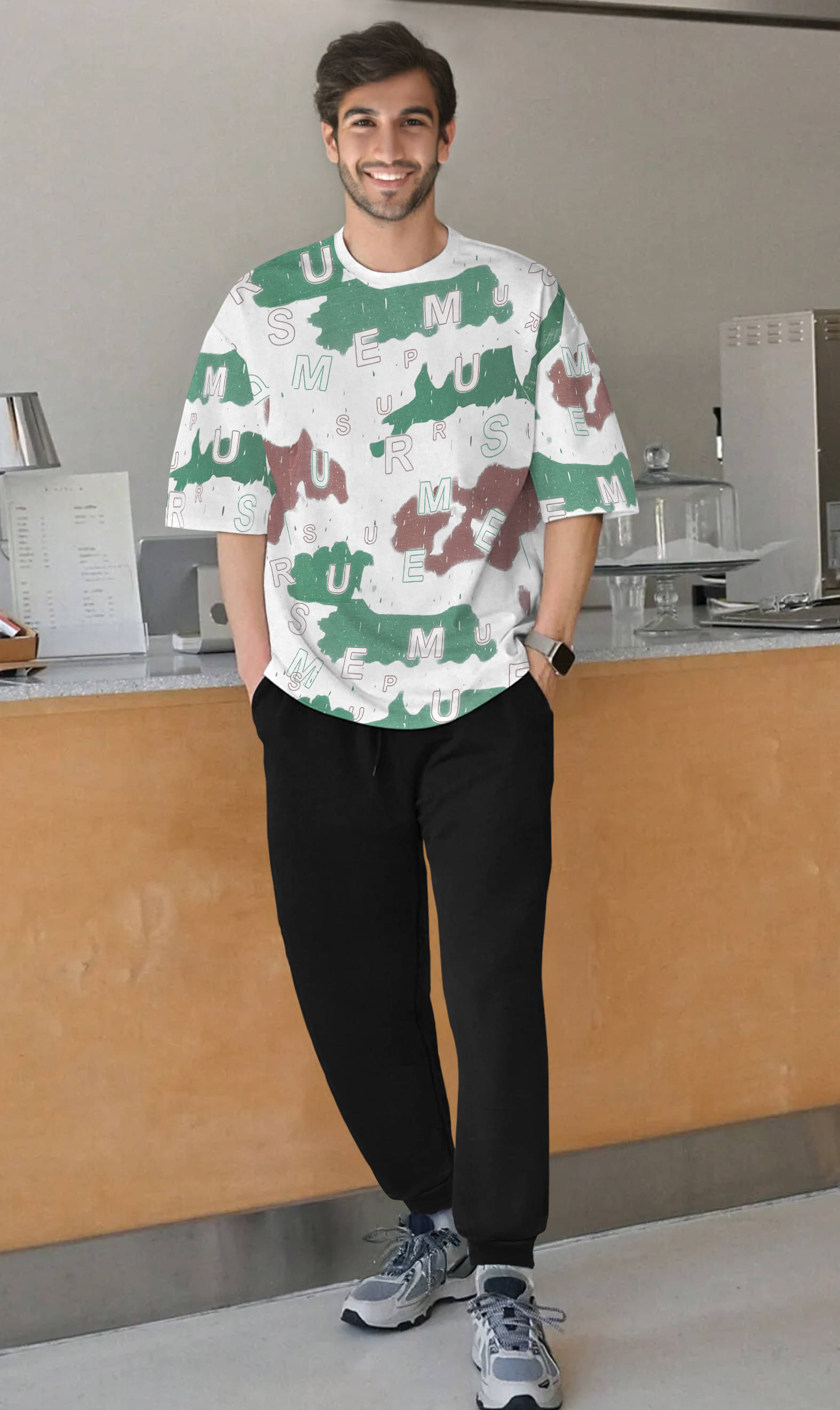     			Tripr Men's T-shirt With Joggers Co-Ords Set ( Pack of 1 , Multicolor 6 )
