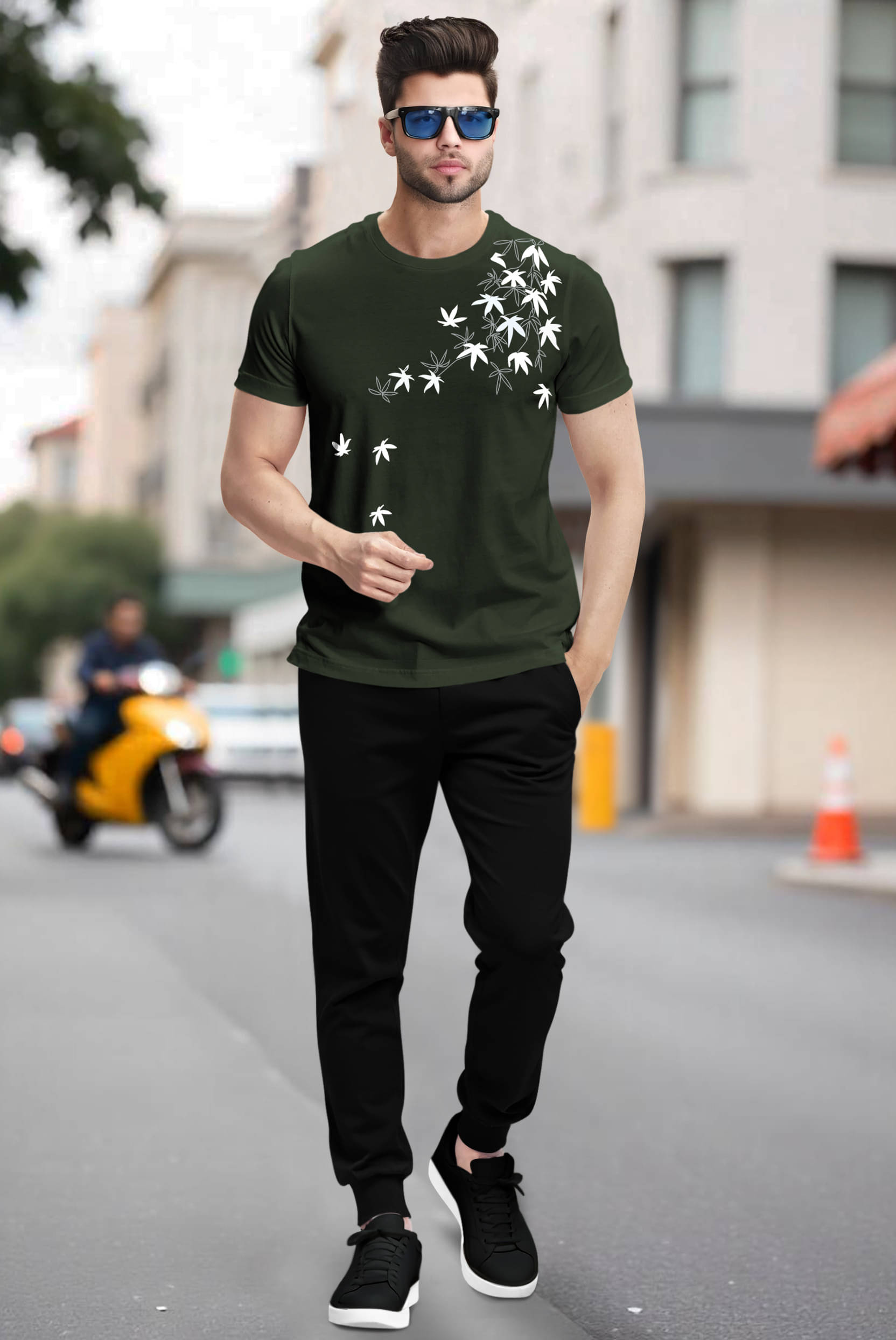     			Tripr Men's T-shirt With Joggers Co-Ords Set ( Pack of 1 , Multicolor 5 )