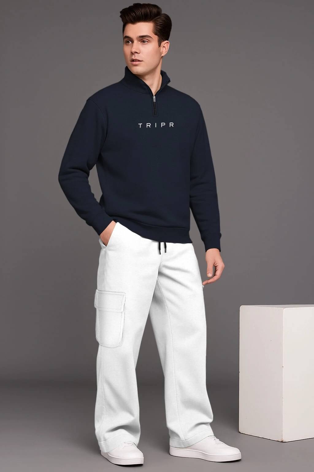     			Tripr Men's T-shirt With Trousers Co-Ords Set ( Pack of 1 , Multicolor 5 )