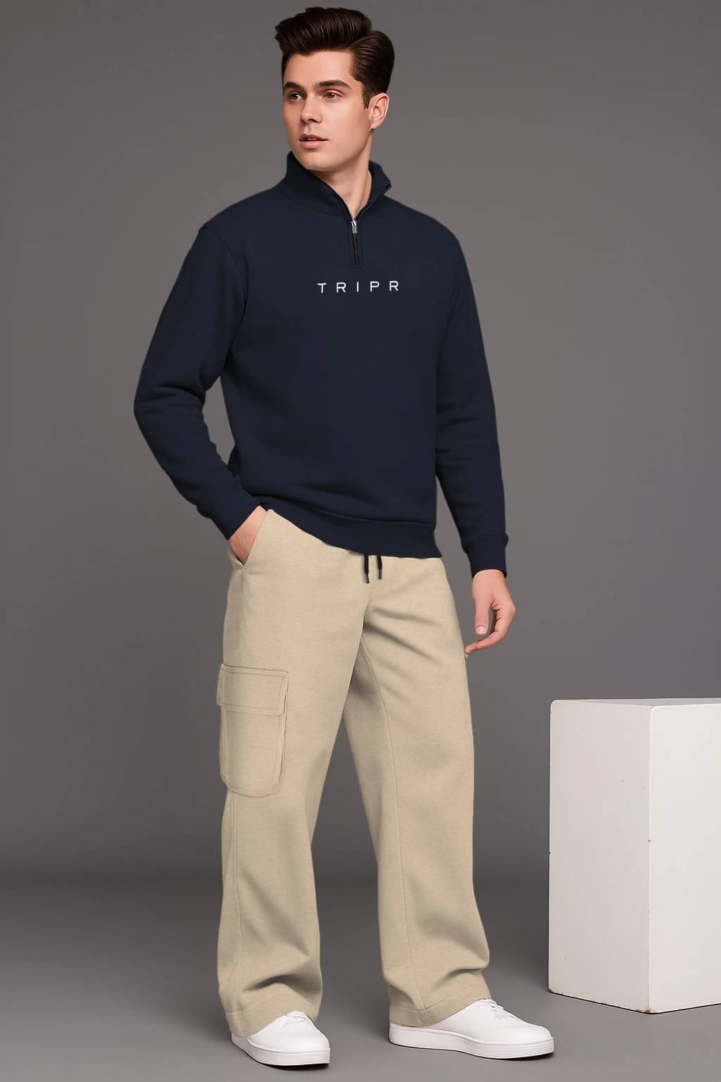     			Tripr Men's T-shirt With Trousers Co-Ords Set ( Pack of 1 , Multicolor 4 )