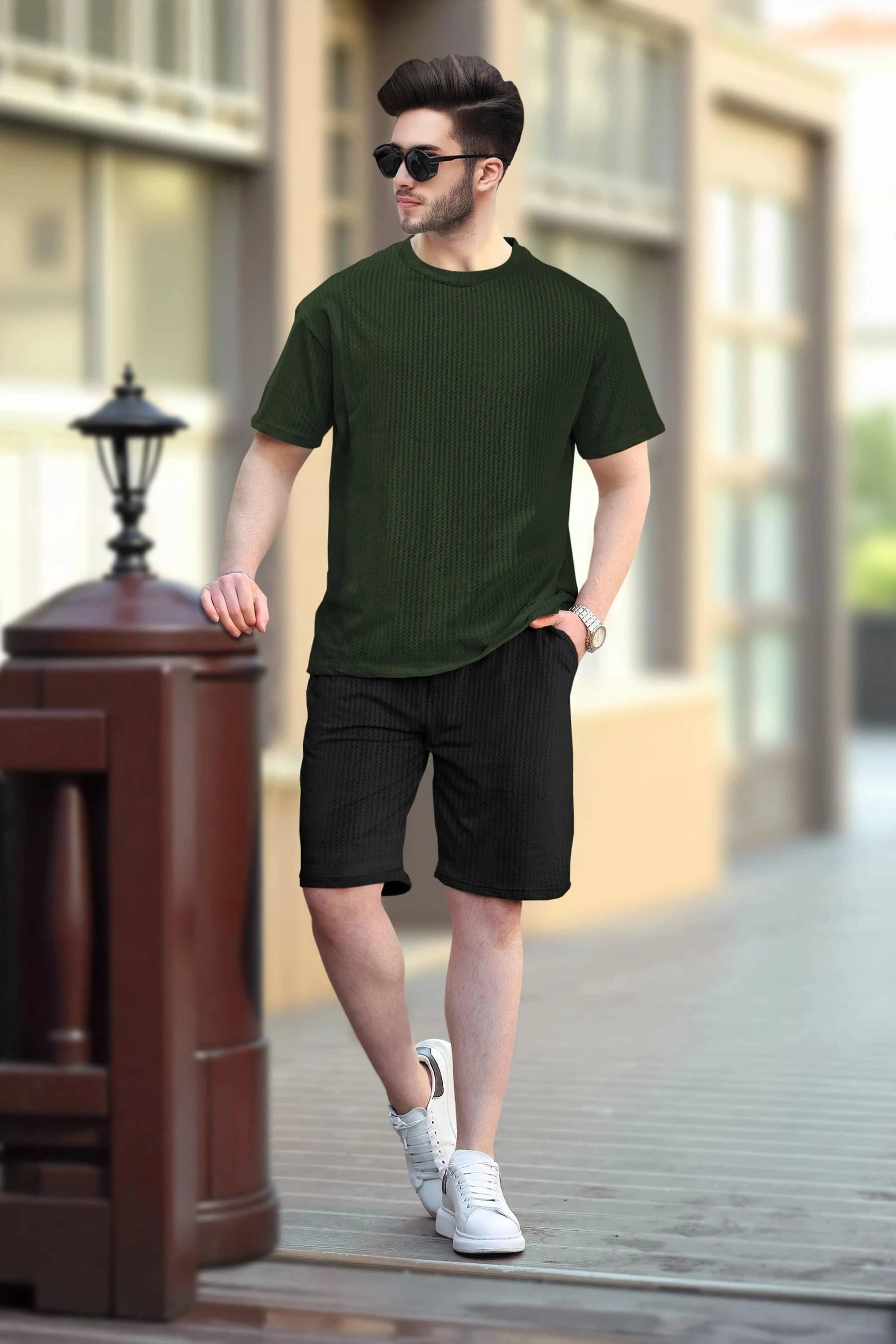     			Tripr Men's T-shirt With Shorts Co-Ords Set ( Pack of 1 , Multicolor 6 )