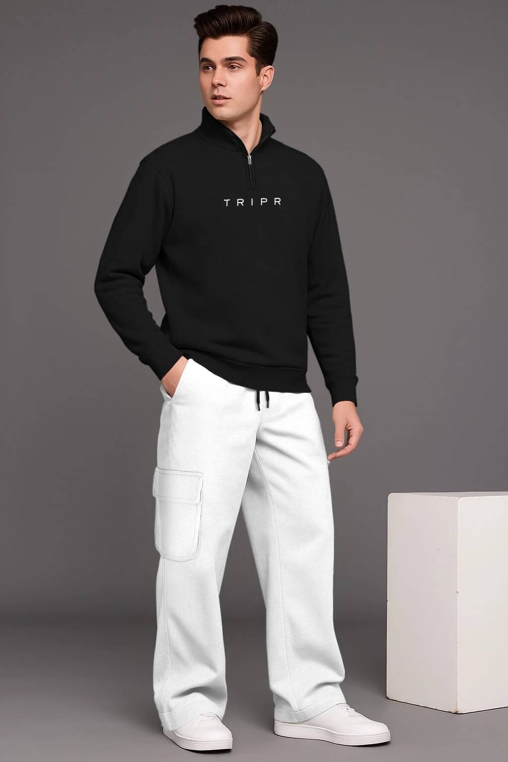     			Tripr Men's T-shirt With Trousers Co-Ords Set ( Pack of 1 , Multicolor 2 )