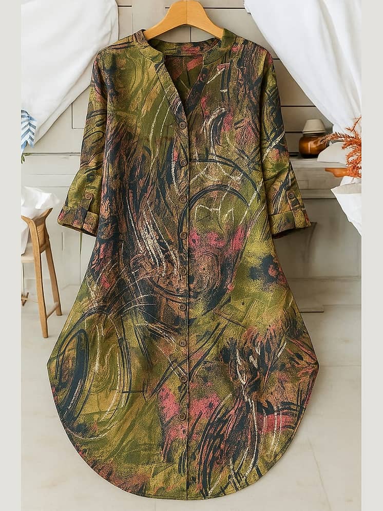 GOPI SAREE Women's Polyester Self Design A-line Dress ( Black ) GOPI SAREE Women's Polyester Self Design A-line Dress ( Black )