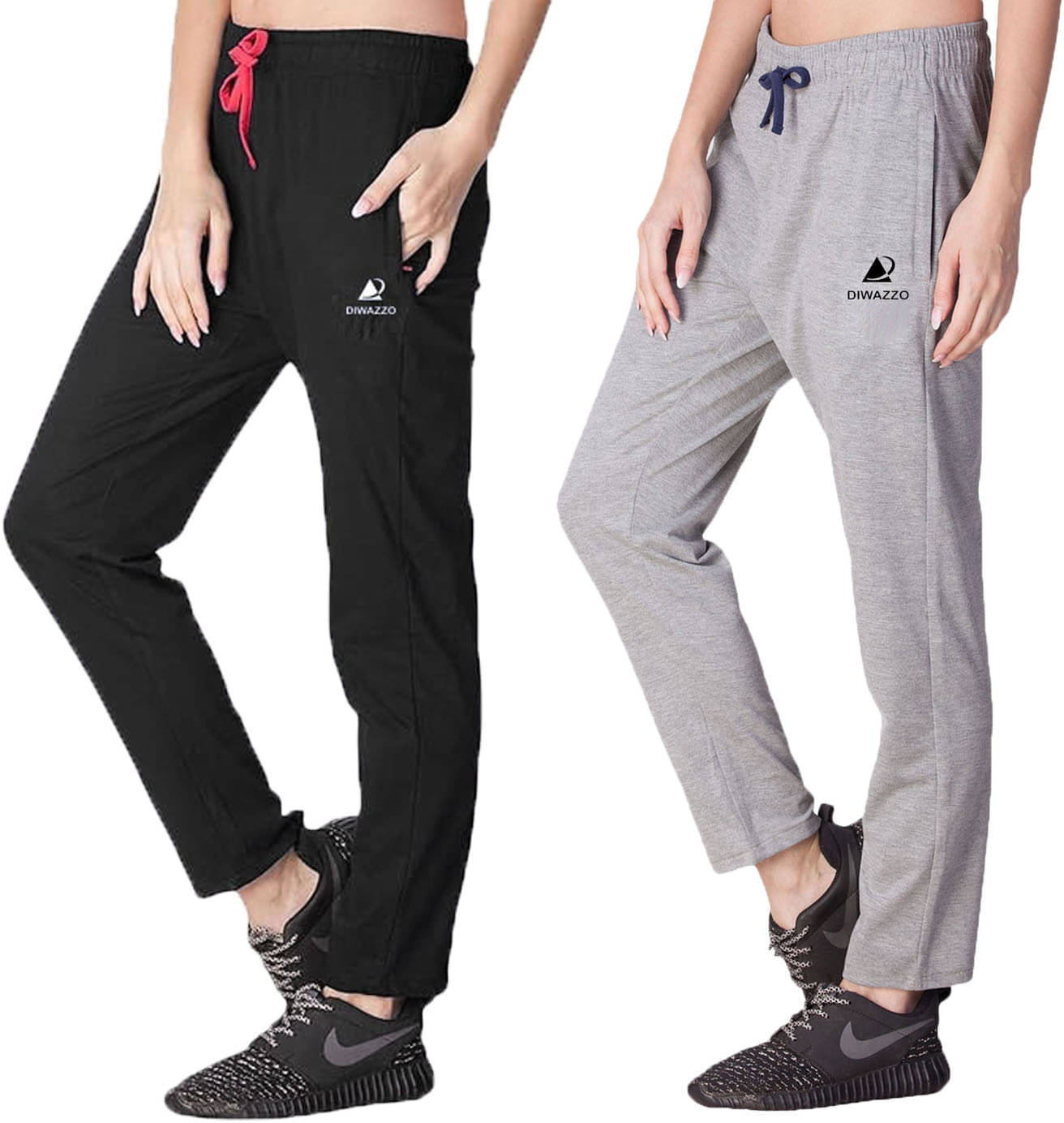     			Diwazzo Women Cotton Sports Trackpants