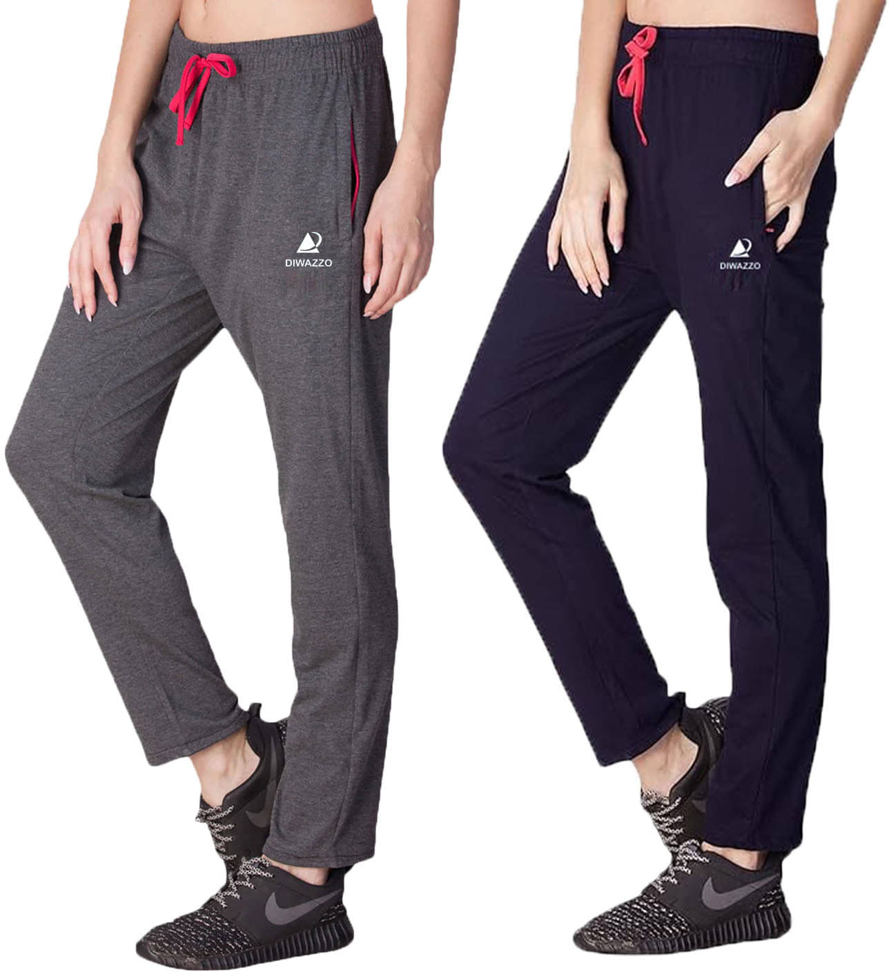     			Diwazzo Women Cotton Sports Trackpants