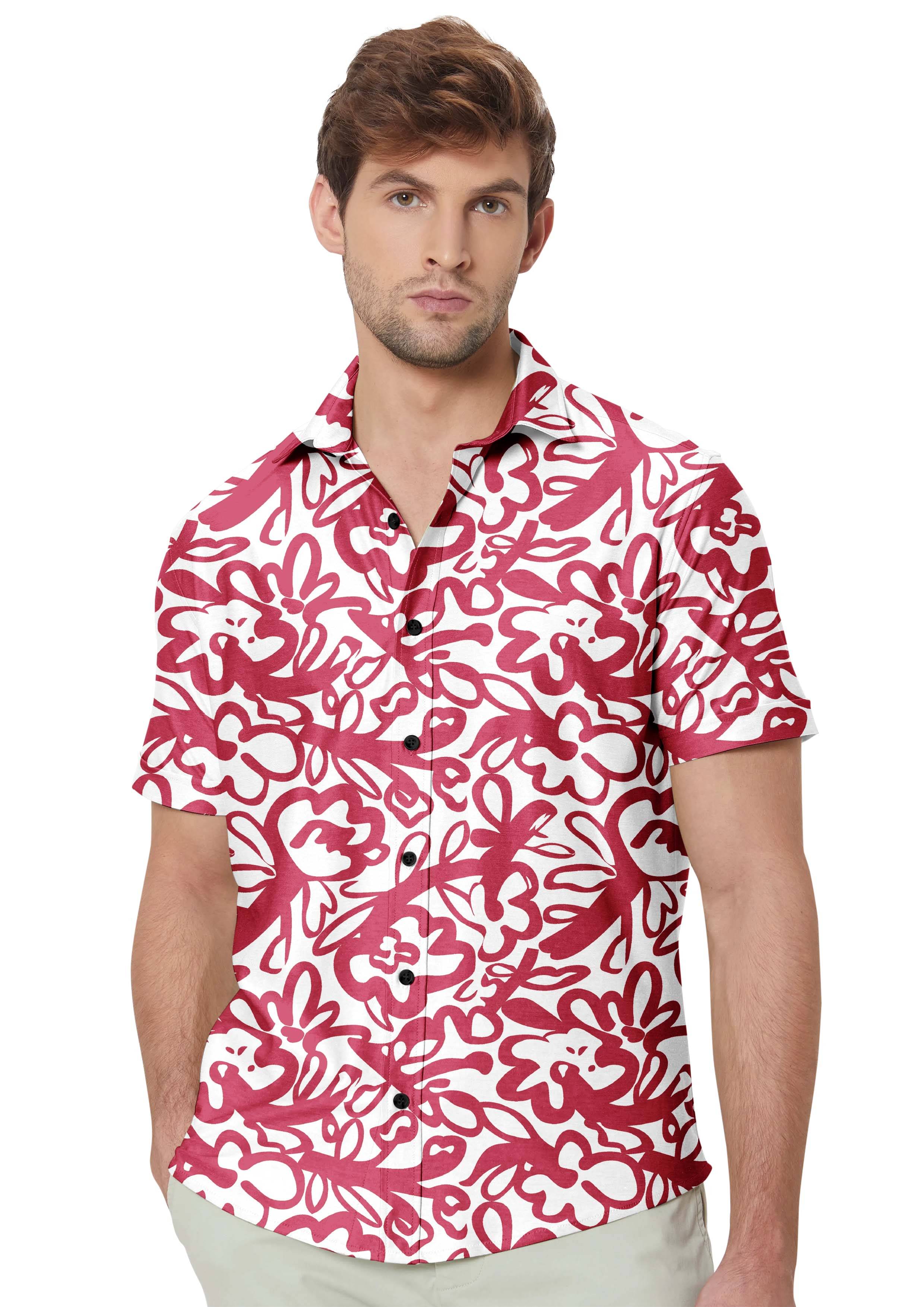 FTX Polyester Regular Fit Printed Half Sleeves Men's Casual Shirt - Maroon ( Pack of 1 ) FTX Polyester Regular Fit Printed Half Sleeves Men's Casual Shirt - Maroon ( Pack of 1 )