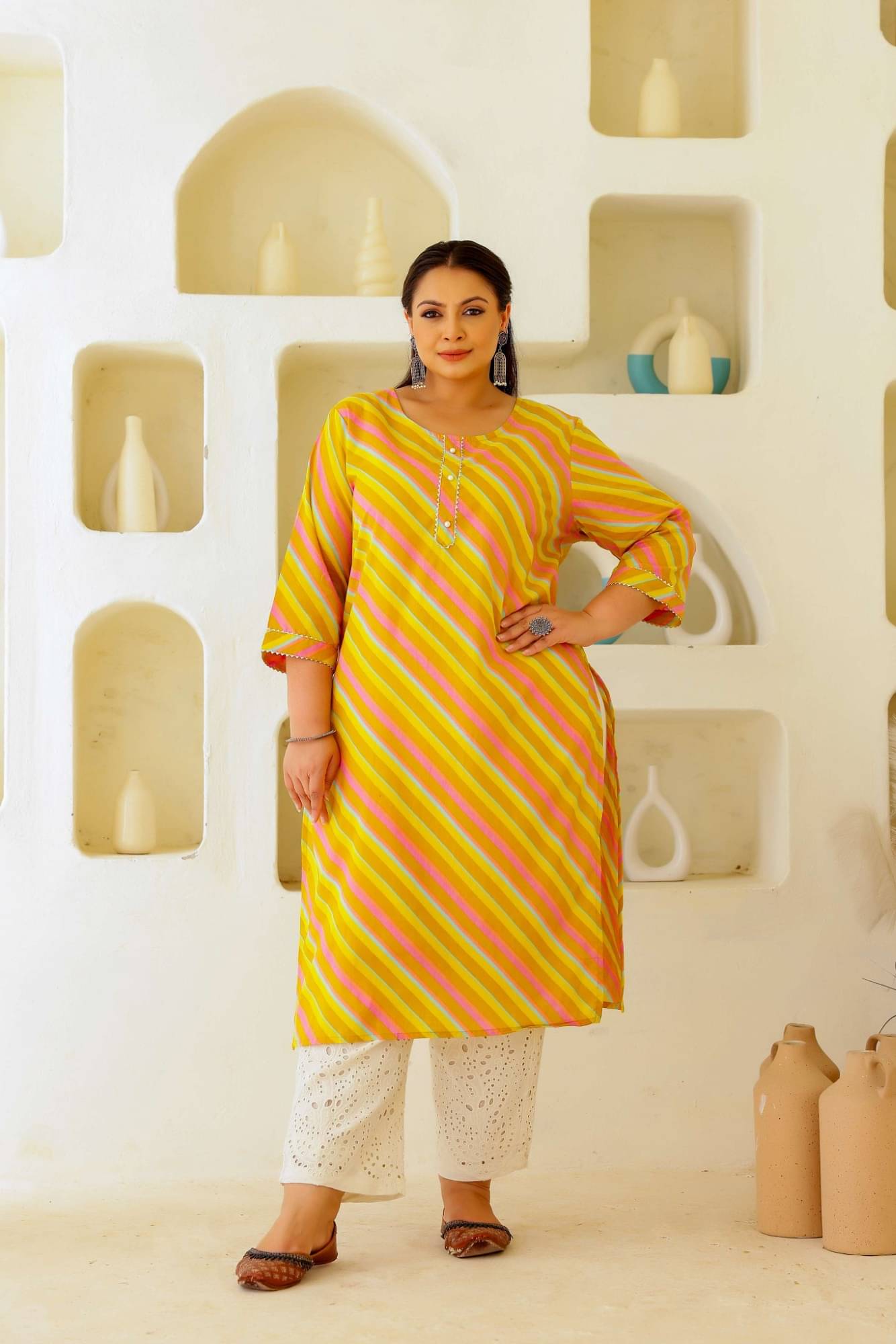     			Flavia Creation Women Cotton Printed A-line Kurti ( Multicolor )