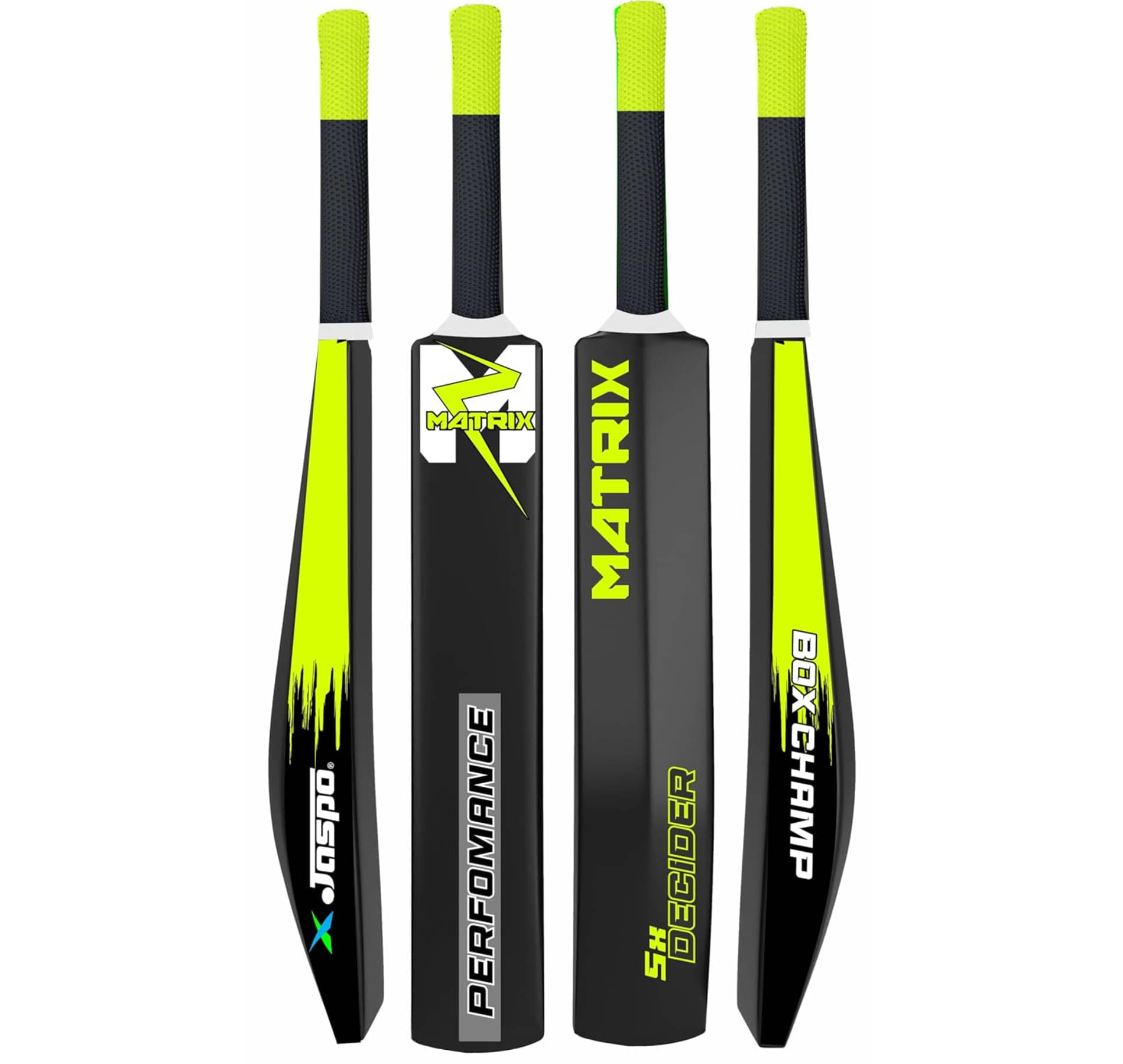     			Jaspo Fumes Premium Hard Plastic Cricket Full Size Bat (35 X 4.5 Inch) for All Age Groups (Matrix)