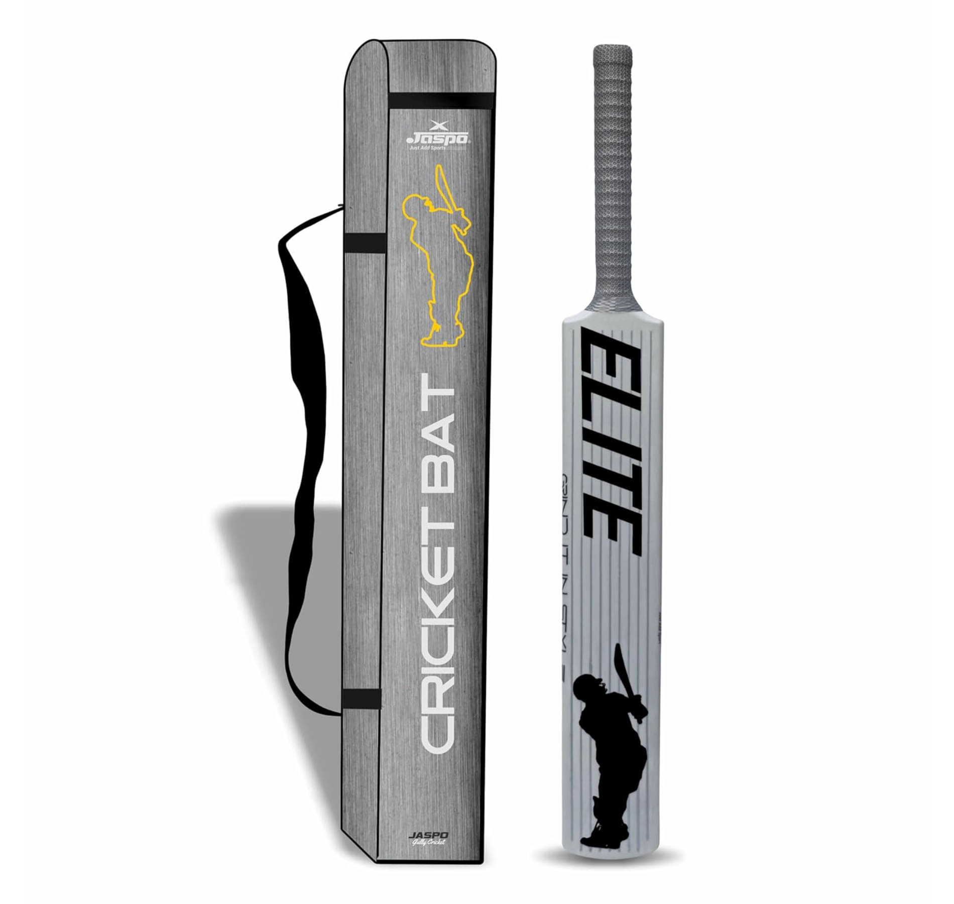     			Jaspo Slog Elite Plastic Tennis Cricket Bat, Hybrid Pu Filled Plastic Cricket Bat, Premium Hard Plastic Bat, Full Size Bat, 34 X 4.5 Inches, for All Ages (Slog Elite)