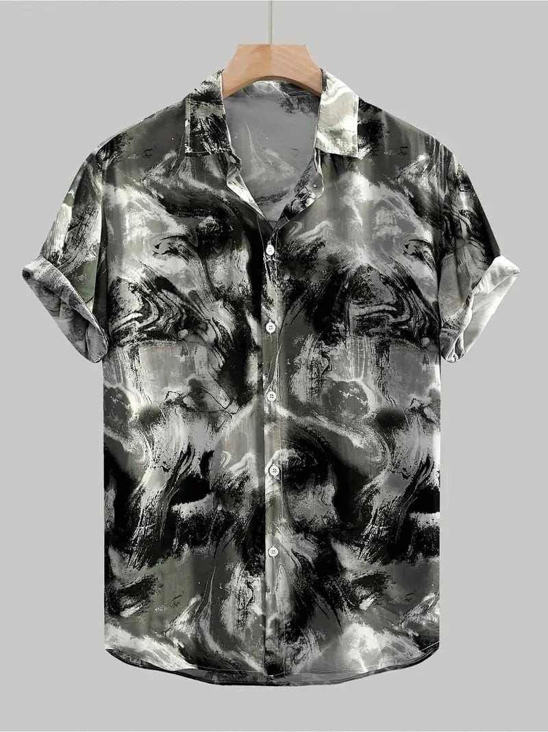     			KRIVA Cotton Blend Regular Fit Solids Half Sleeves Men's Casual Shirt - Black ( Pack of 1 )