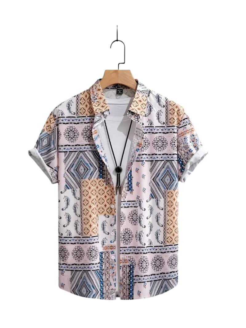 KRIVA Cotton Blend Regular Fit Solids Half Sleeves Men's Casual Shirt - Multicolor ( Pack of 1 ) KRIVA Cotton Blend Regular Fit Solids Half Sleeves Men's Casual Shirt - Multicolor ( Pack of 1 )