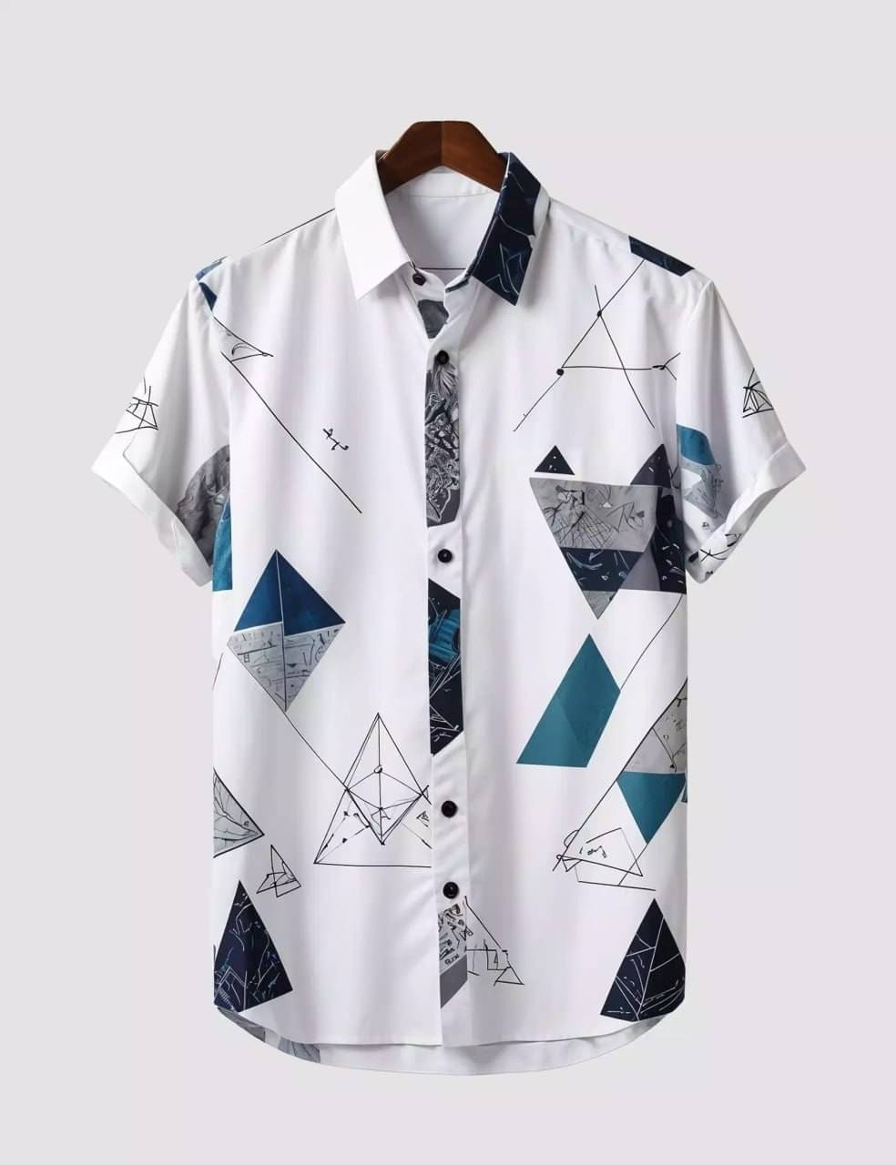     			KRIVA Cotton Blend Regular Fit Solids Half Sleeves Men's Casual Shirt - White ( Pack of 1 )