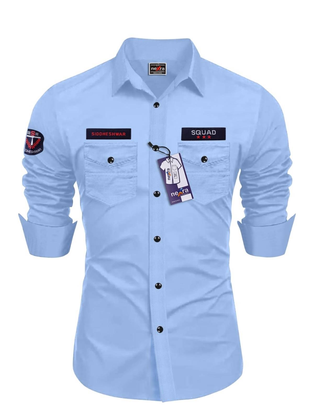 Nexra Creation Cotton Blend Regular Fit Solids Full Sleeves Men's Casual Shirt - Aqua Blue ( Pack of 1 ) Nexra Creation Cotton Blend Regular Fit Solids Full Sleeves Men's Casual Shirt - Aqua Blue ( Pack of 1 )