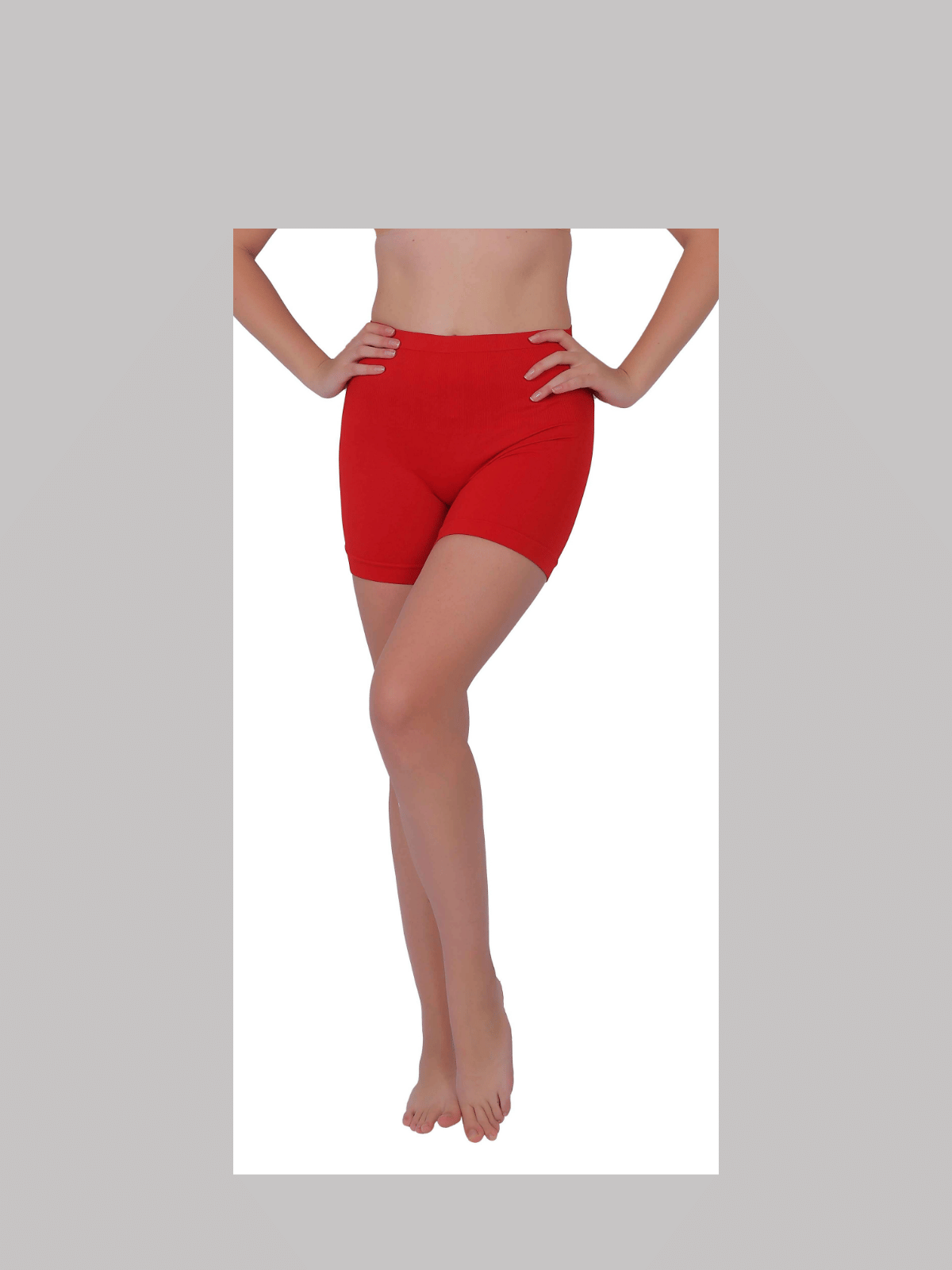 Pia Trends Women Cotton Blend Tummy & Thigh Shaper ( Red ) Pia Trends Women Cotton Blend Tummy & Thigh Shaper ( Red )