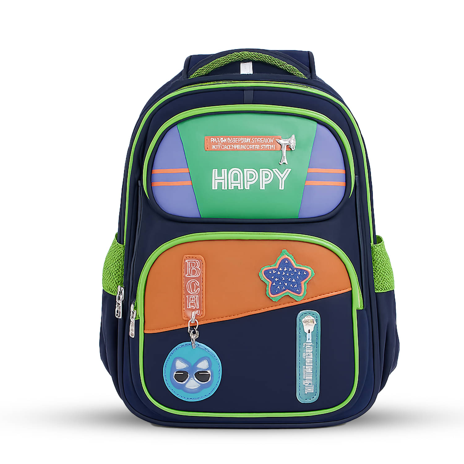     			Sageware Green Polyester Backpack For Kids