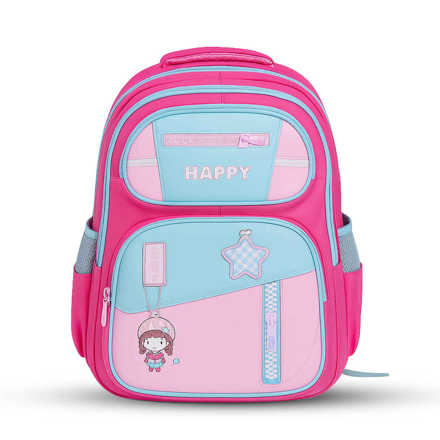     			Sageware Pink Polyester Backpack For Kids