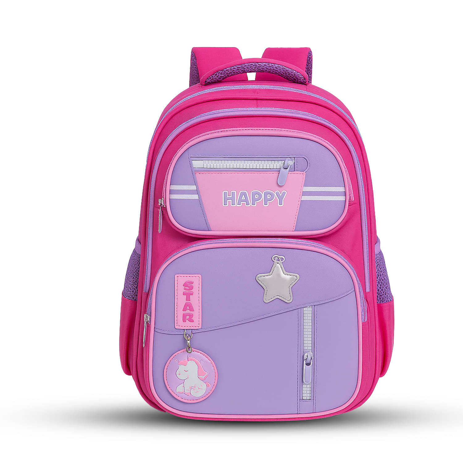     			Sageware Pink Polyester Backpack For Kids