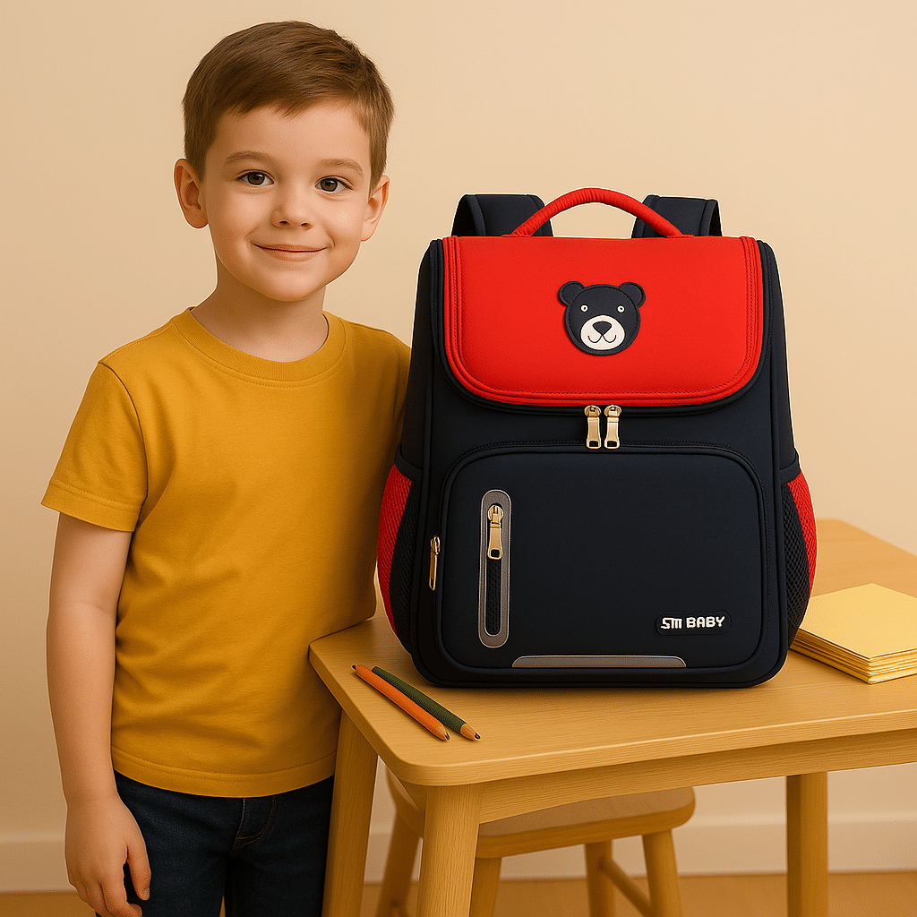     			Sageware Red Polyester Backpack For Kids