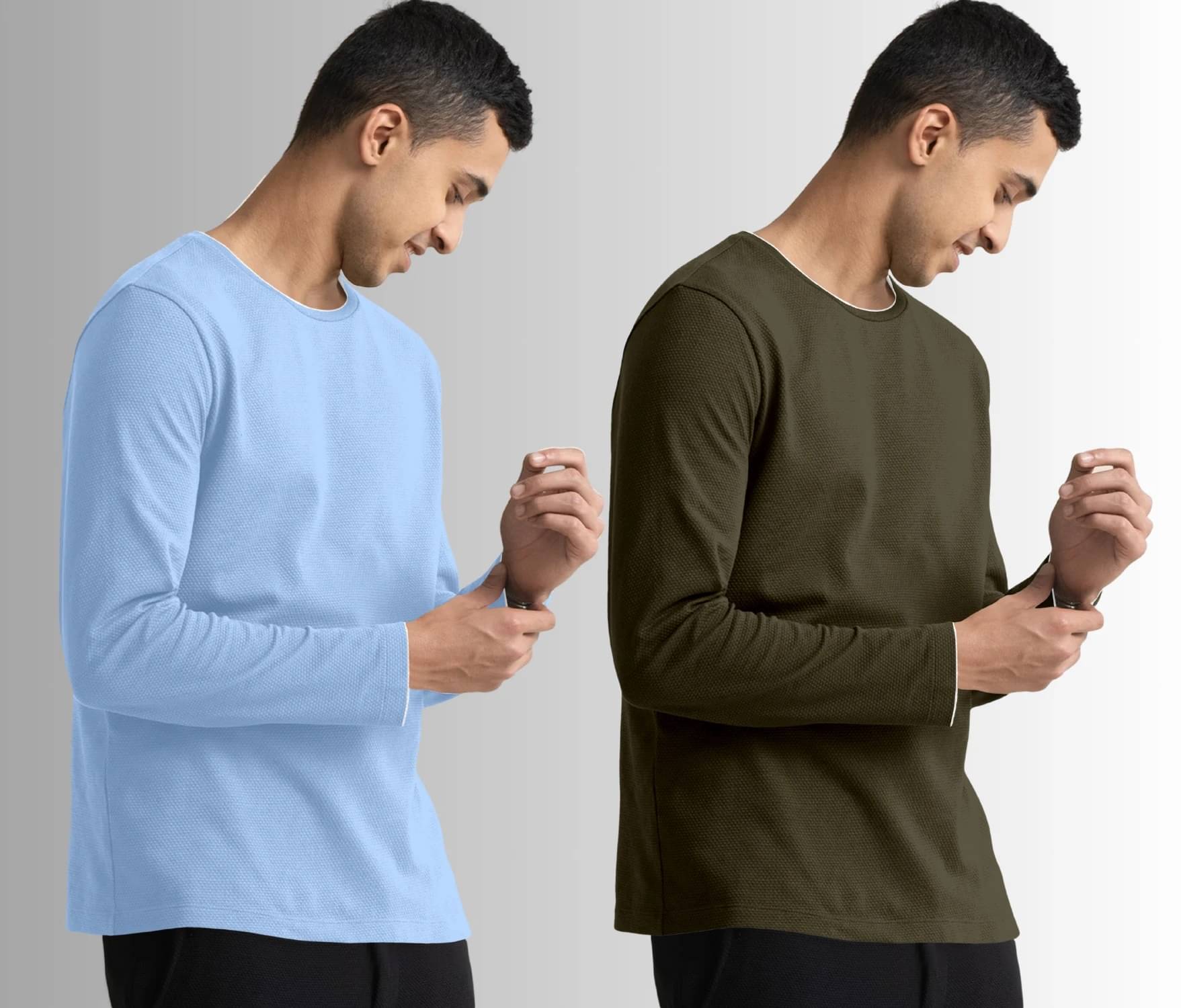 The EG Store Men Cotton Slim Fit Solid T-Shirt ( Multicolor5 ) The EG Store Men Cotton Slim Fit Solid T-Shirt ( Multicolor5 )