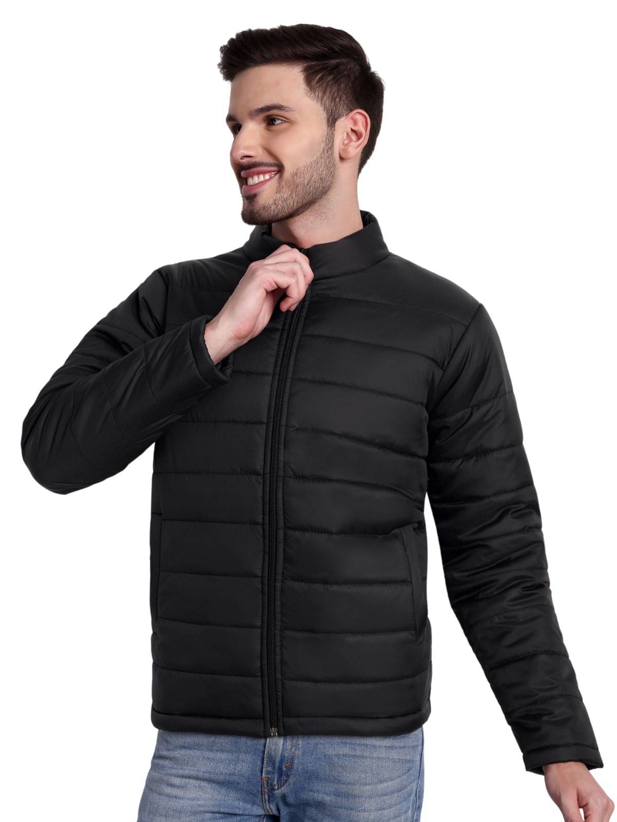 ZEFFORA Polyester Men's Puffer Jacket - Black ( Pack of 1 ) ZEFFORA Polyester Men's Puffer Jacket - Black ( Pack of 1 )