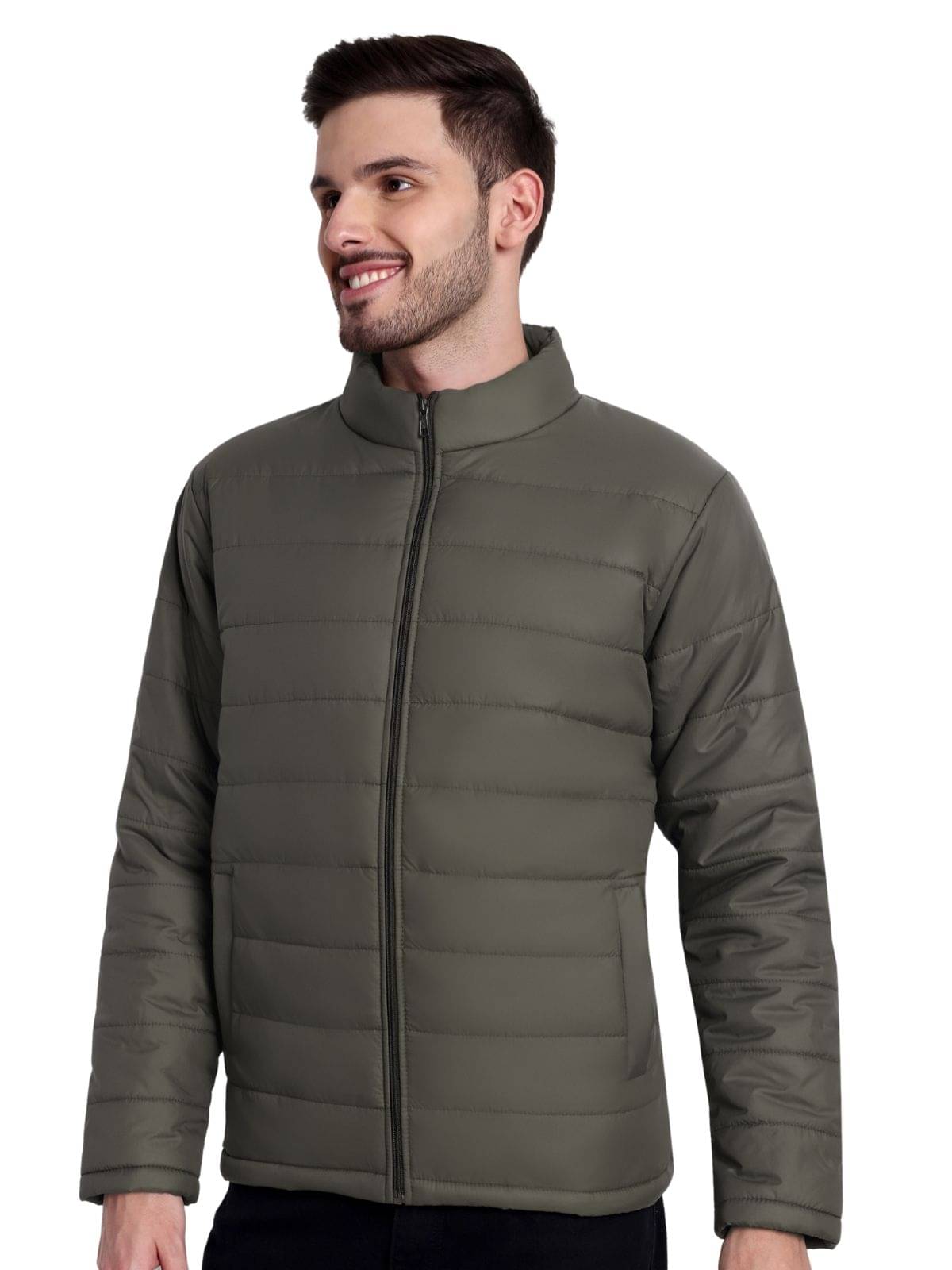 ZEFFORA Polyester Men's Puffer Jacket - Olive ( Pack of 1 ) ZEFFORA Polyester Men's Puffer Jacket - Olive ( Pack of 1 )