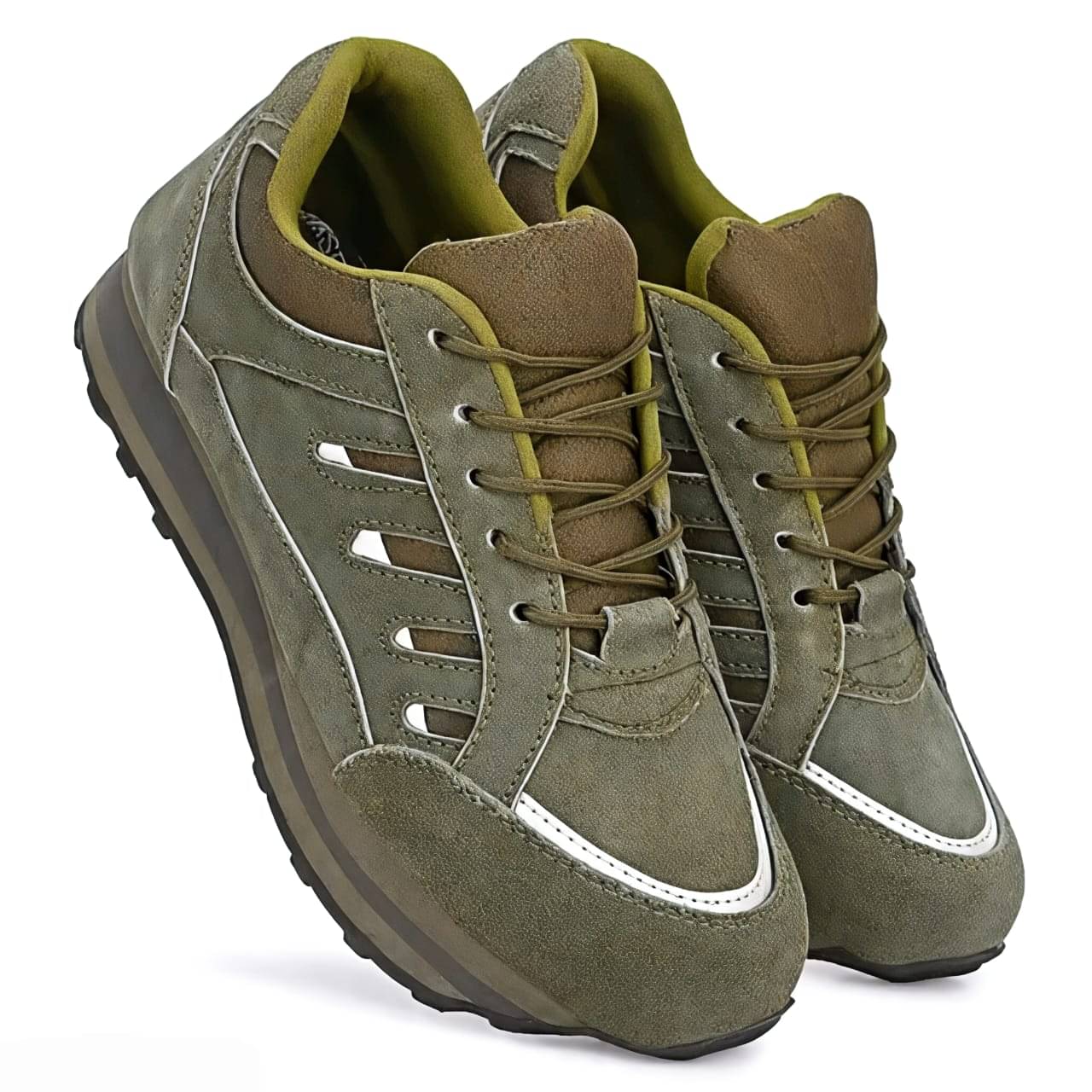 ZYPSO Men's Green Casual Shoes Green Men's Outdoor Shoes     			ZYPSO Men's Green Casual Shoes Green Men's Outdoor Shoes