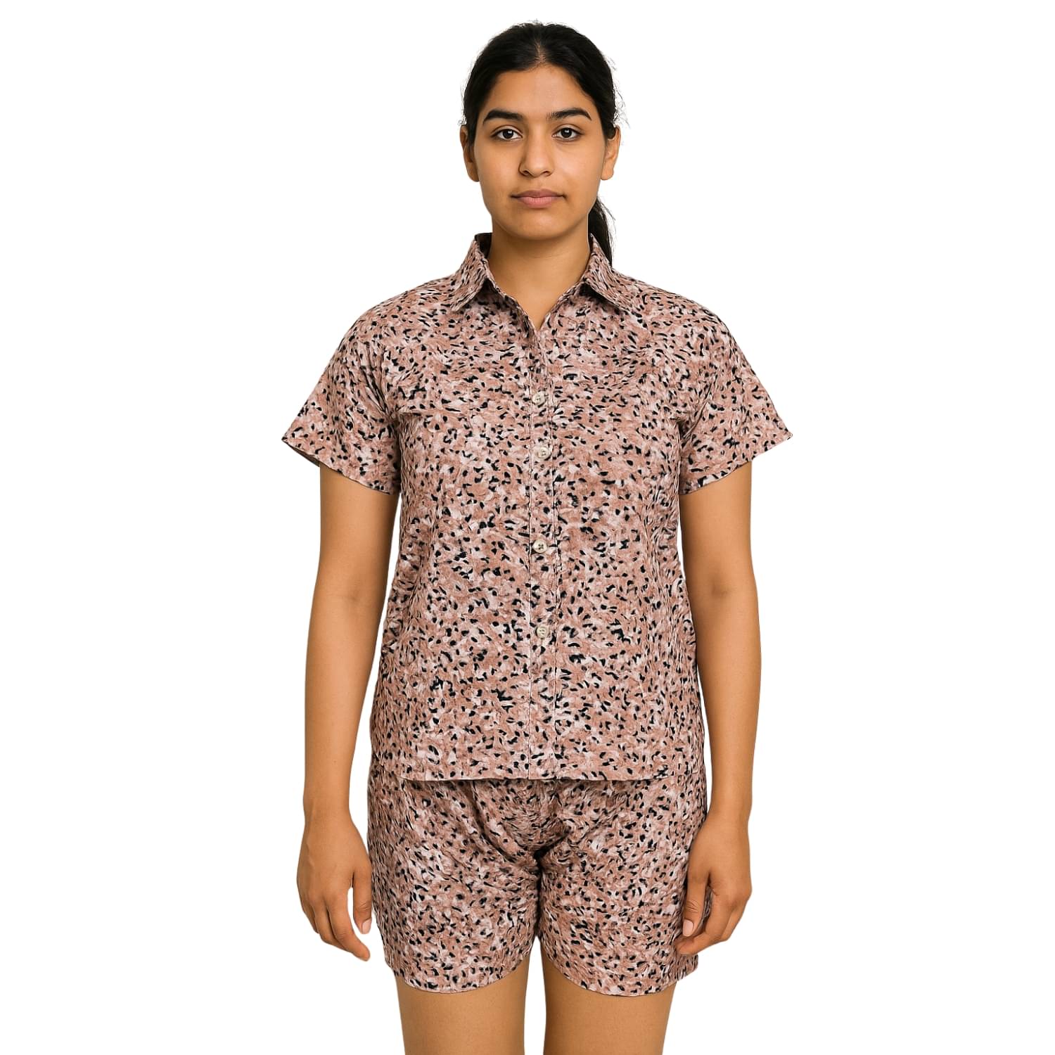 maddock corp Women Printed Shirt With Shorts Co-Ord Set ( Multicolor )     			maddock corp Women Printed Shirt With Shorts Co-Ord Set ( Multicolor )