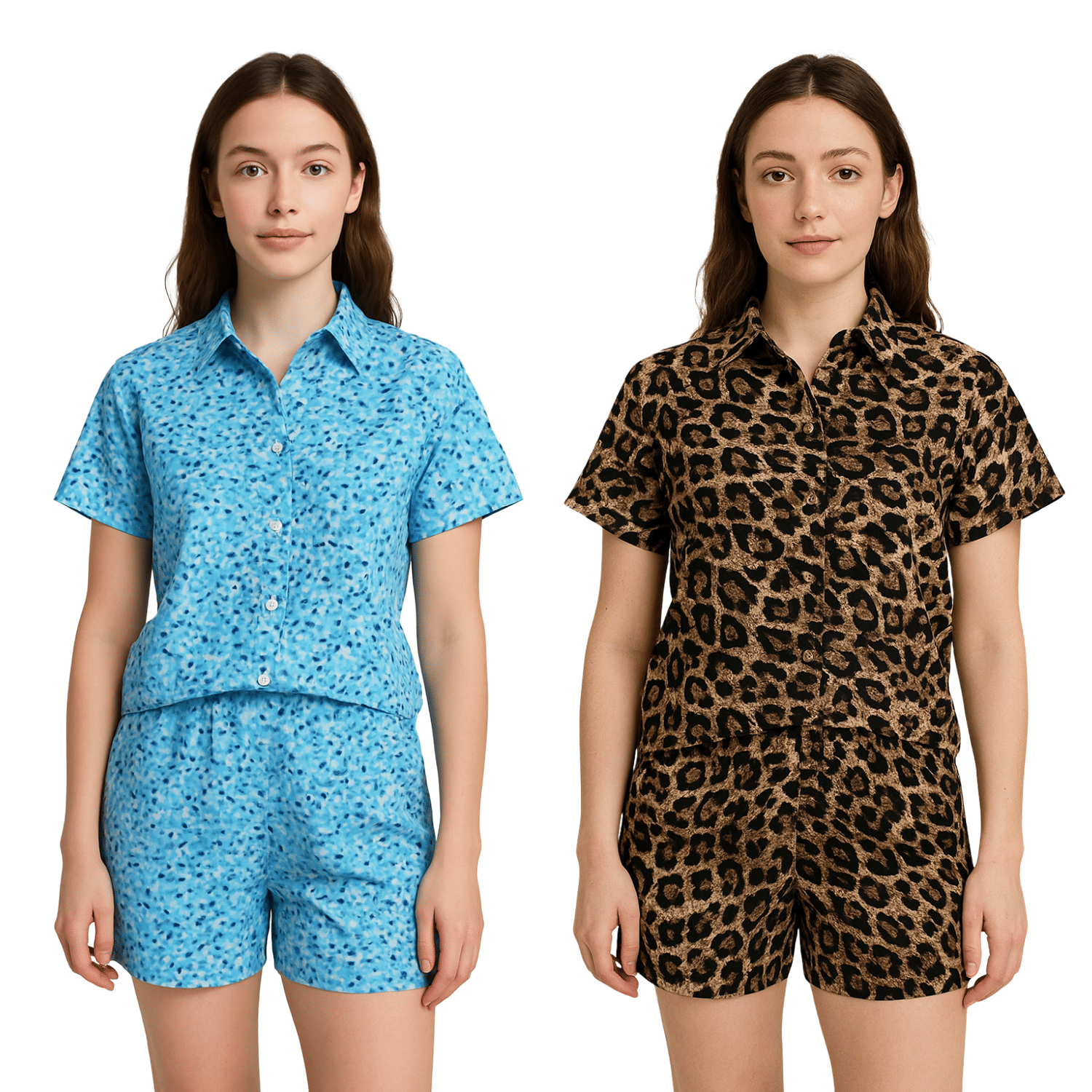     			maddock corp Women Printed Shirt With Shorts Co-Ord Set ( Multicolor )