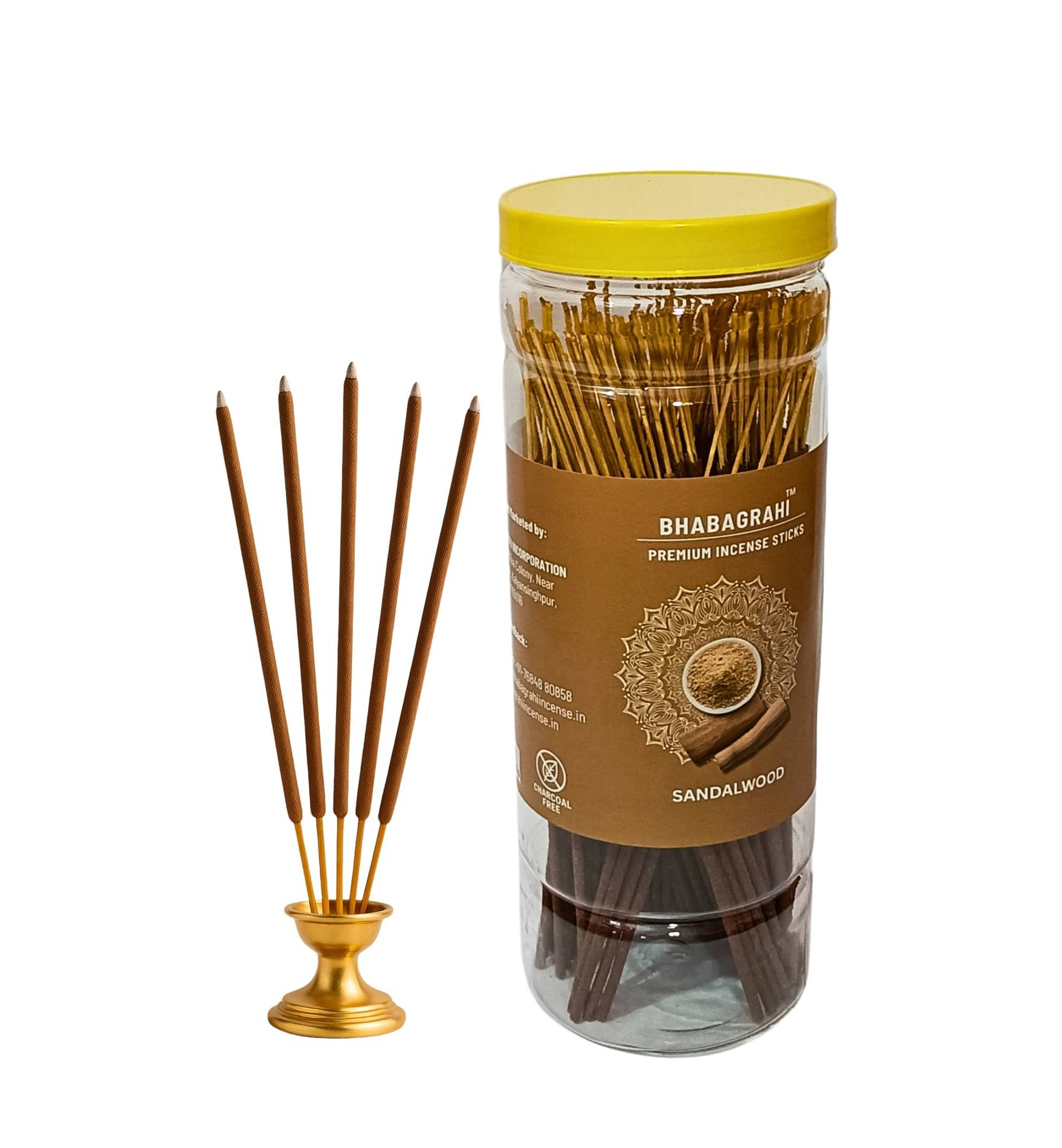     			Bhabagrahi Incense Dhoop Sticks Pure Sandal 300 gm ( Pack of 1 )
