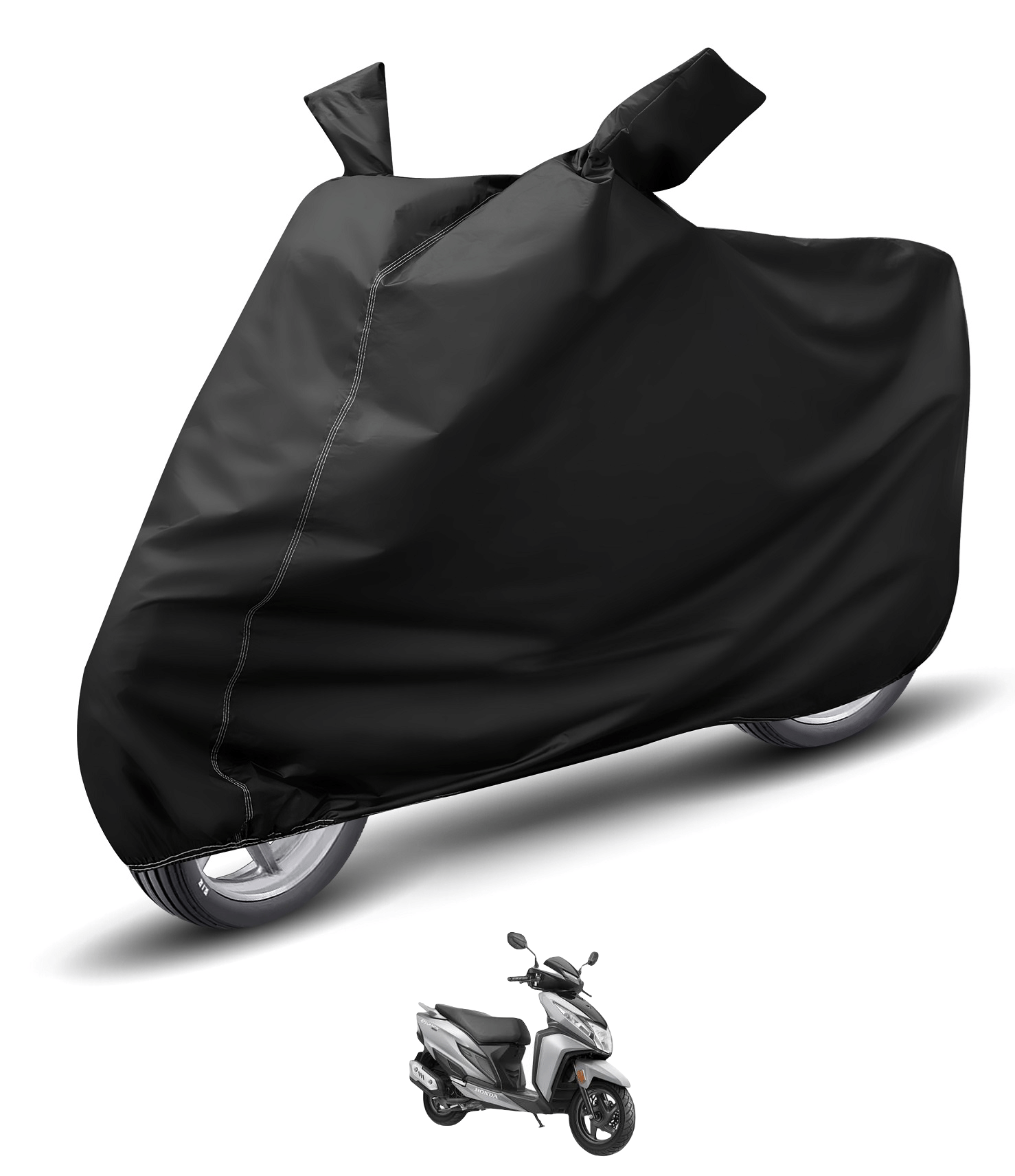 Caronix Bike Body Cover for Honda All Bike Models ( Pack of 1 ) , Black Caronix Bike Body Cover for Honda All Bike Models ( Pack of 1 ) , Black