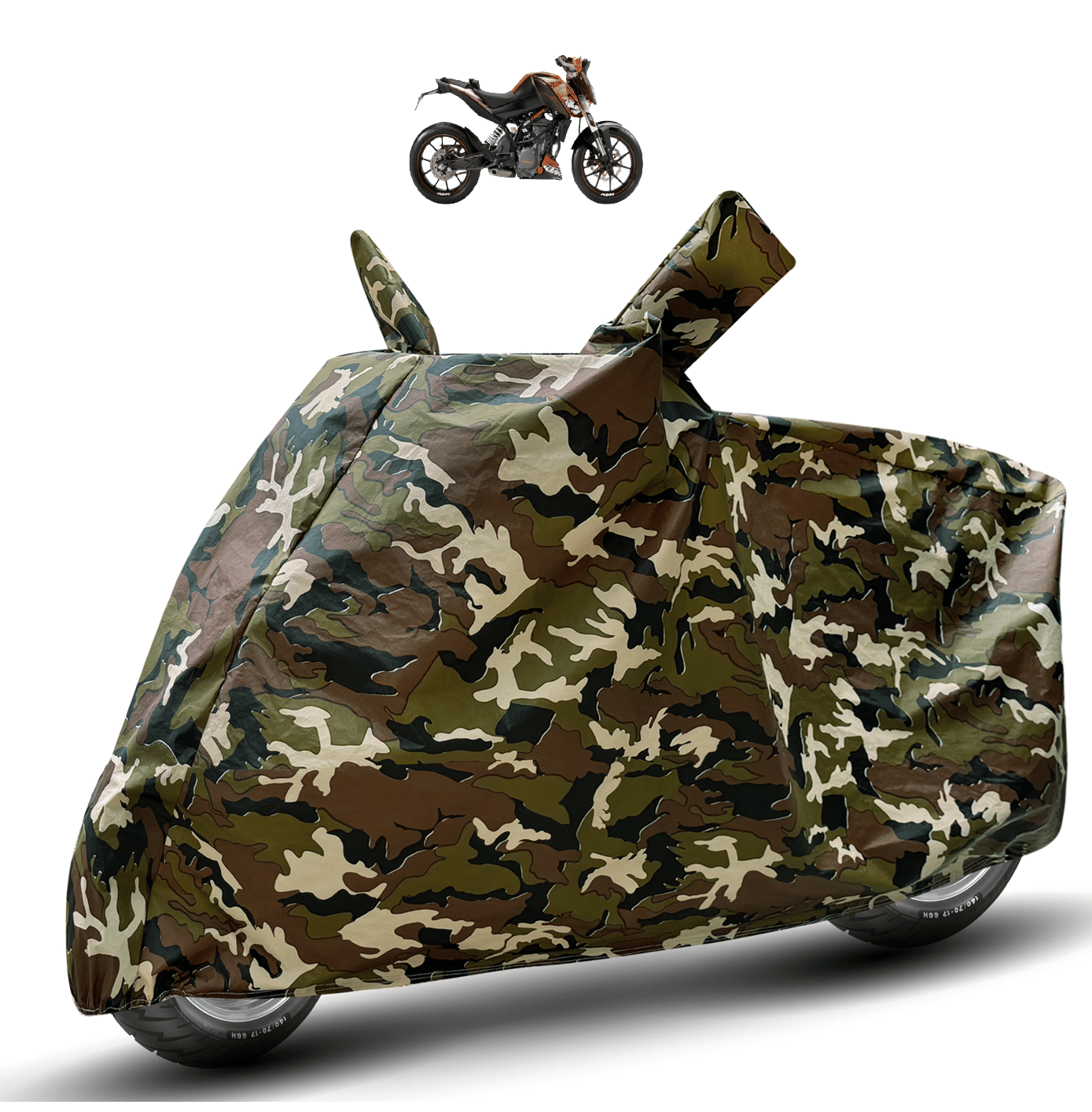 Caronix Bike Body Cover for KTM Duke 200 ( Pack of 1 ) , Camouflage Caronix Bike Body Cover for KTM Duke 200 ( Pack of 1 ) , Camouflage