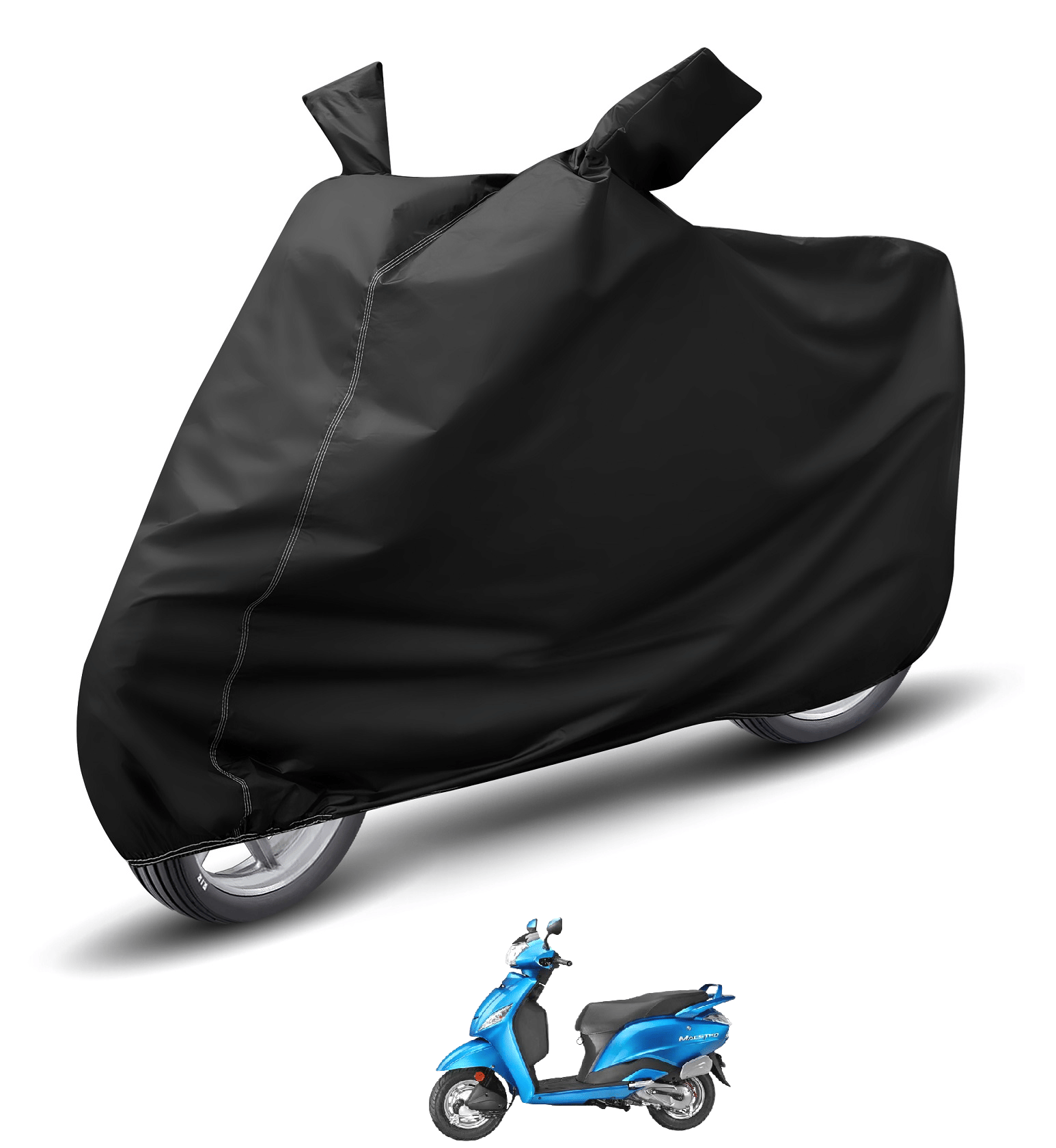     			Caronix Bike Body Cover for Hero Maestro ( Pack of 1 ) , Black