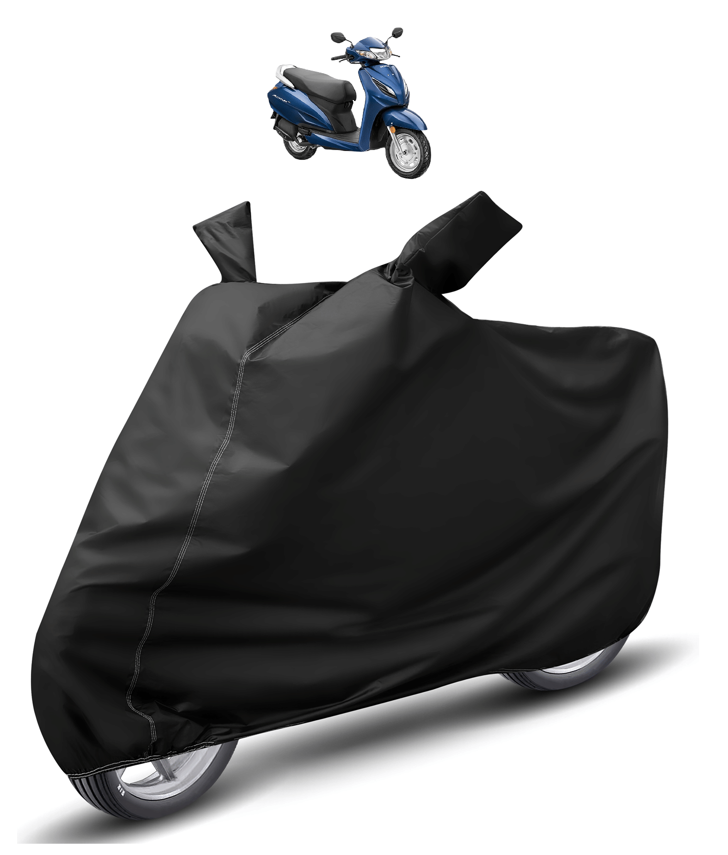 Caronix Bike Body Cover for Honda Activa 6G ( Pack of 1 ) , Black Caronix Bike Body Cover for Honda Activa 6G ( Pack of 1 ) , Black