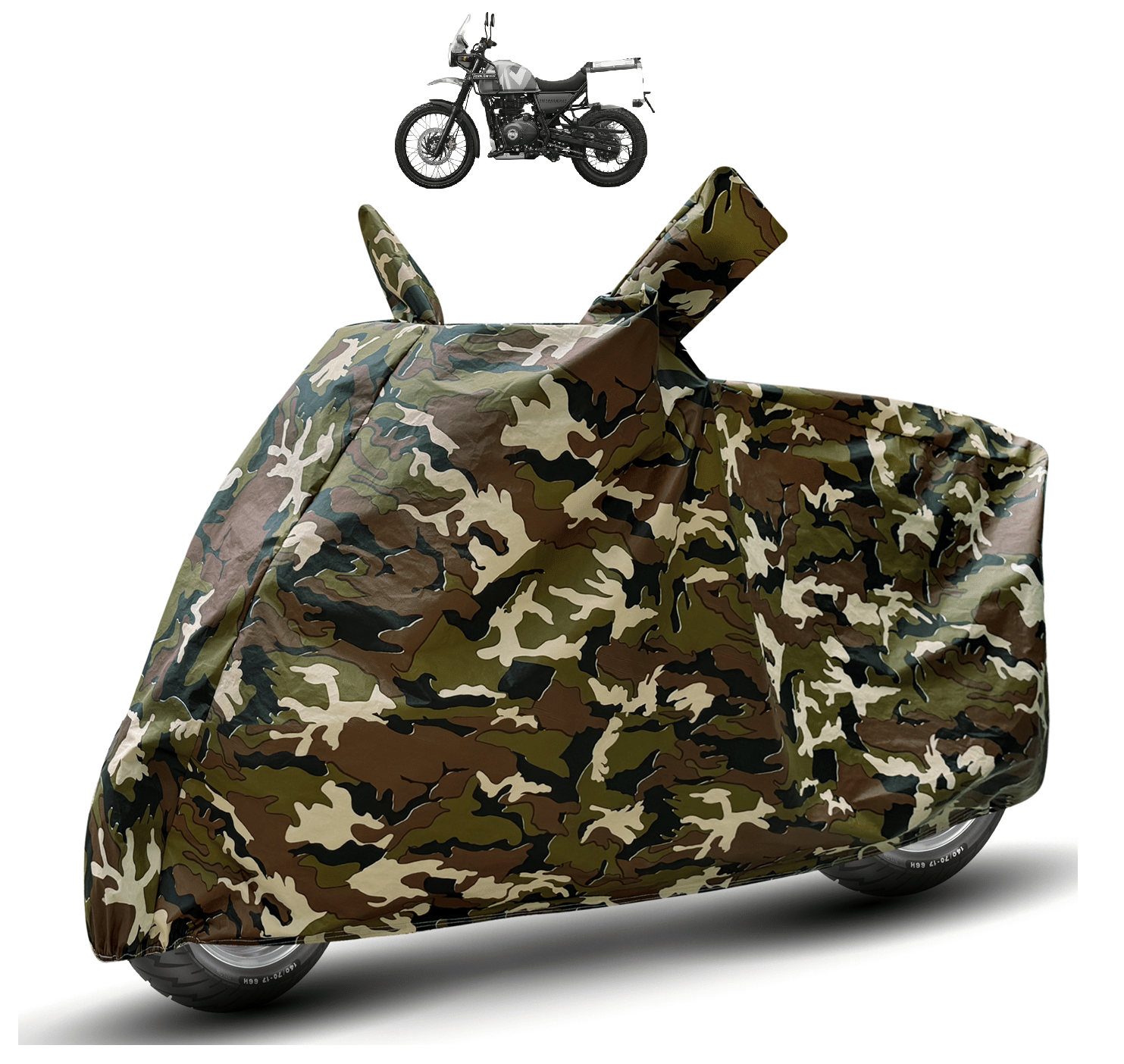 Caronix Bike Body Cover for Royal Enfield Himalayan ( Pack of 1 ) , Camouflage Caronix Bike Body Cover for Royal Enfield Himalayan ( Pack of 1 ) , Camouflage