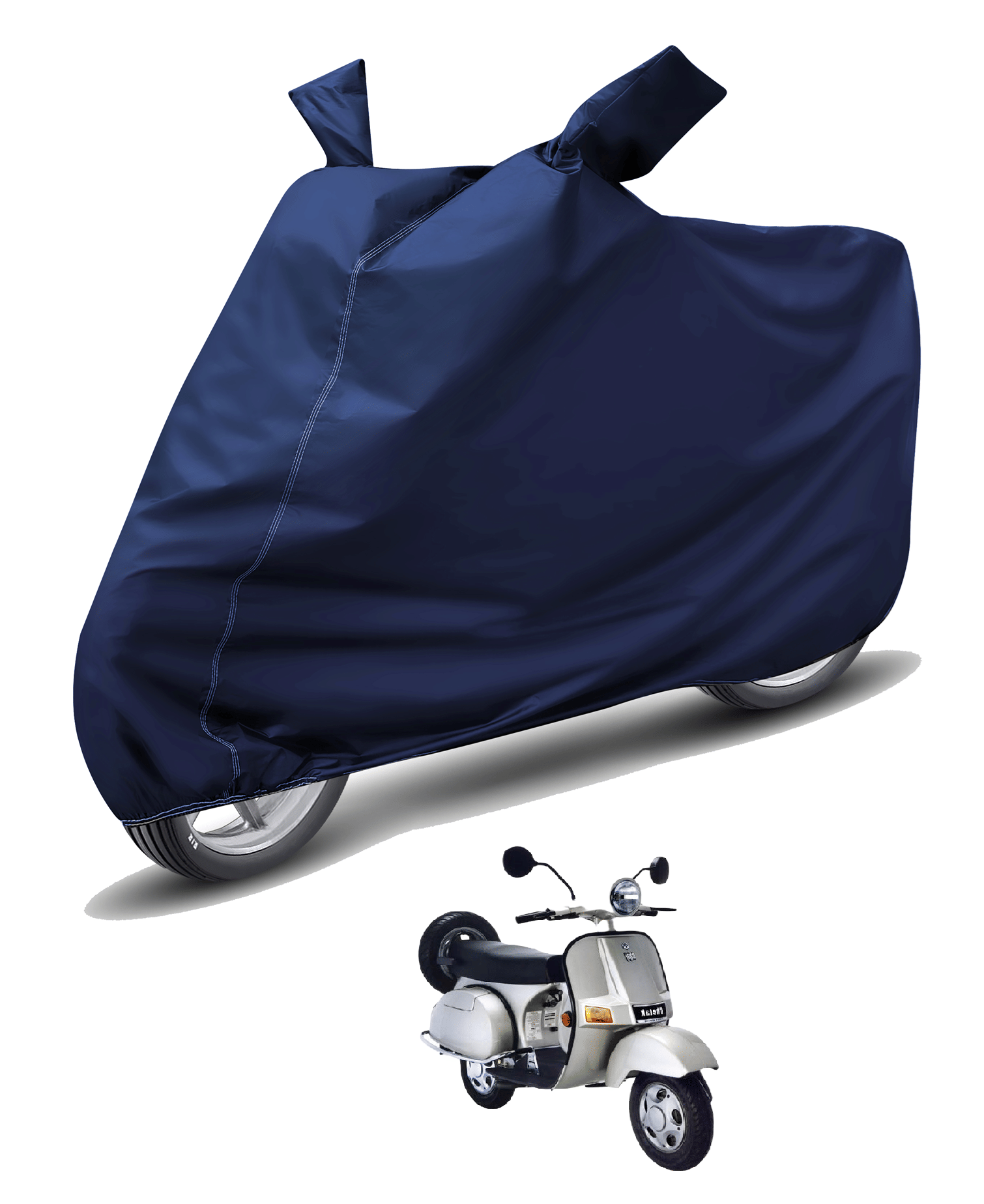 Caronix Bike Body Cover for Bajaj Chetak ( Pack of 1 ) , Blue Caronix Bike Body Cover for Bajaj Chetak ( Pack of 1 ) , Blue