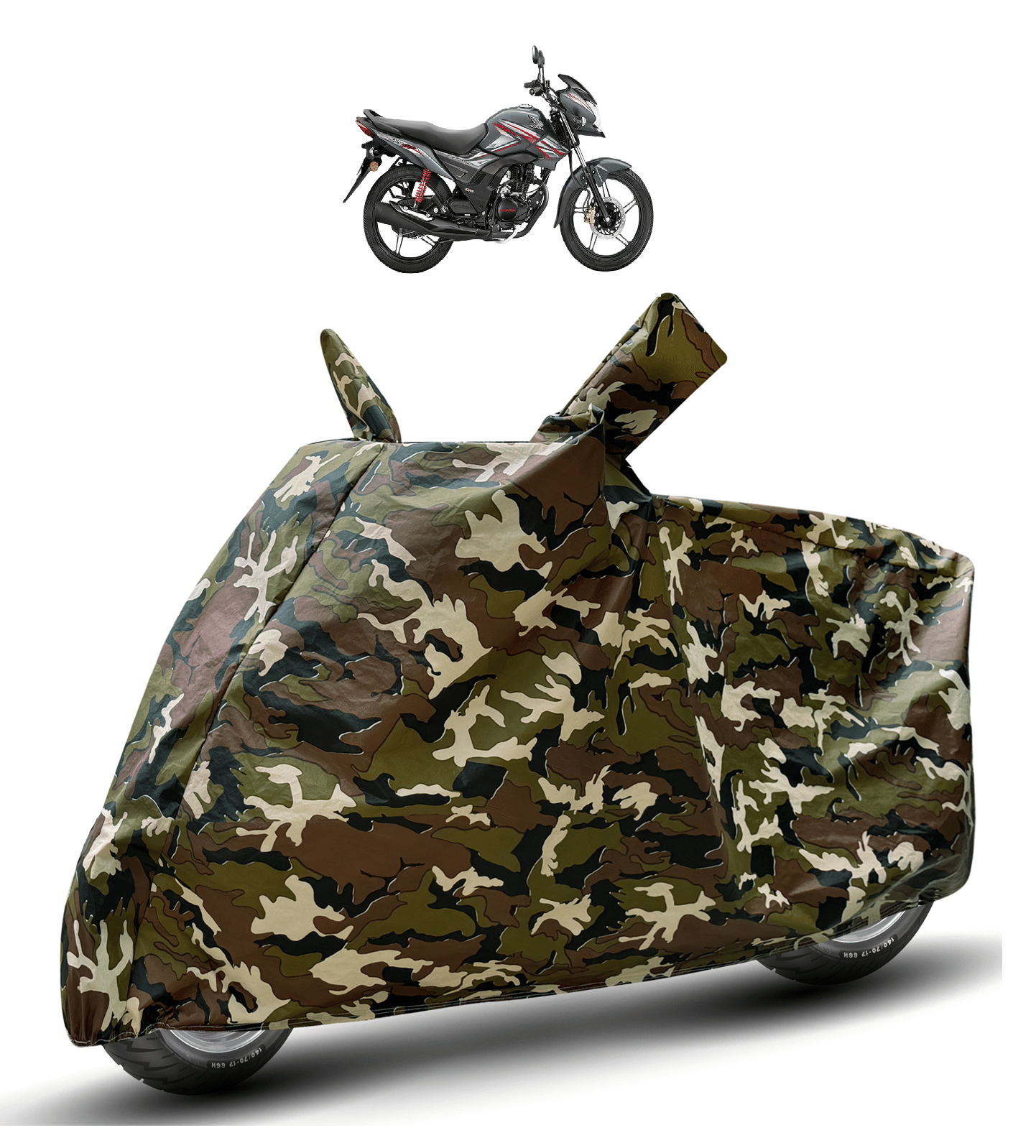 Caronix Bike Body Cover for Honda SP 125 ( Pack of 1 ) , Camouflage Caronix Bike Body Cover for Honda SP 125 ( Pack of 1 ) , Camouflage